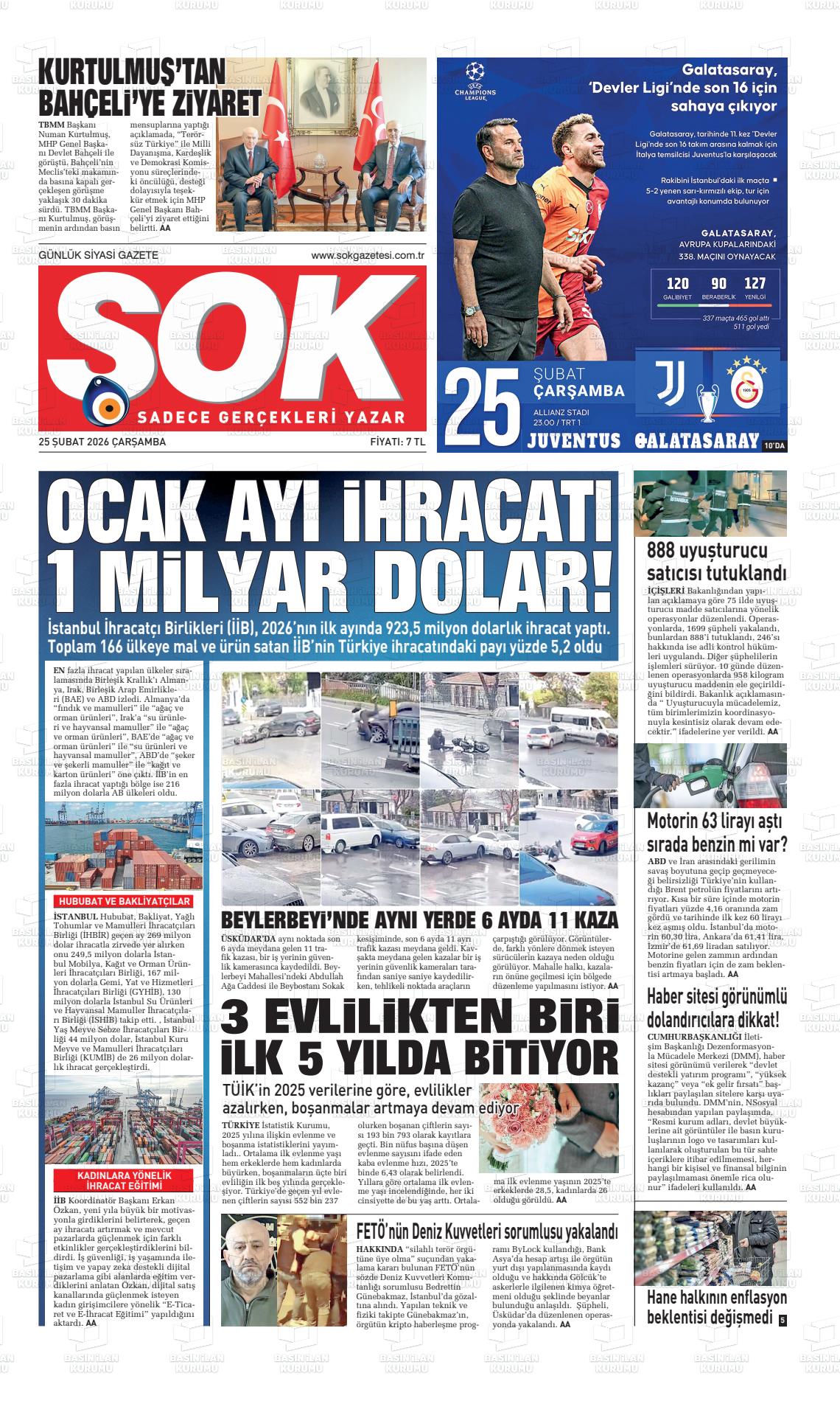 Istanbul Sok 25.02.2026