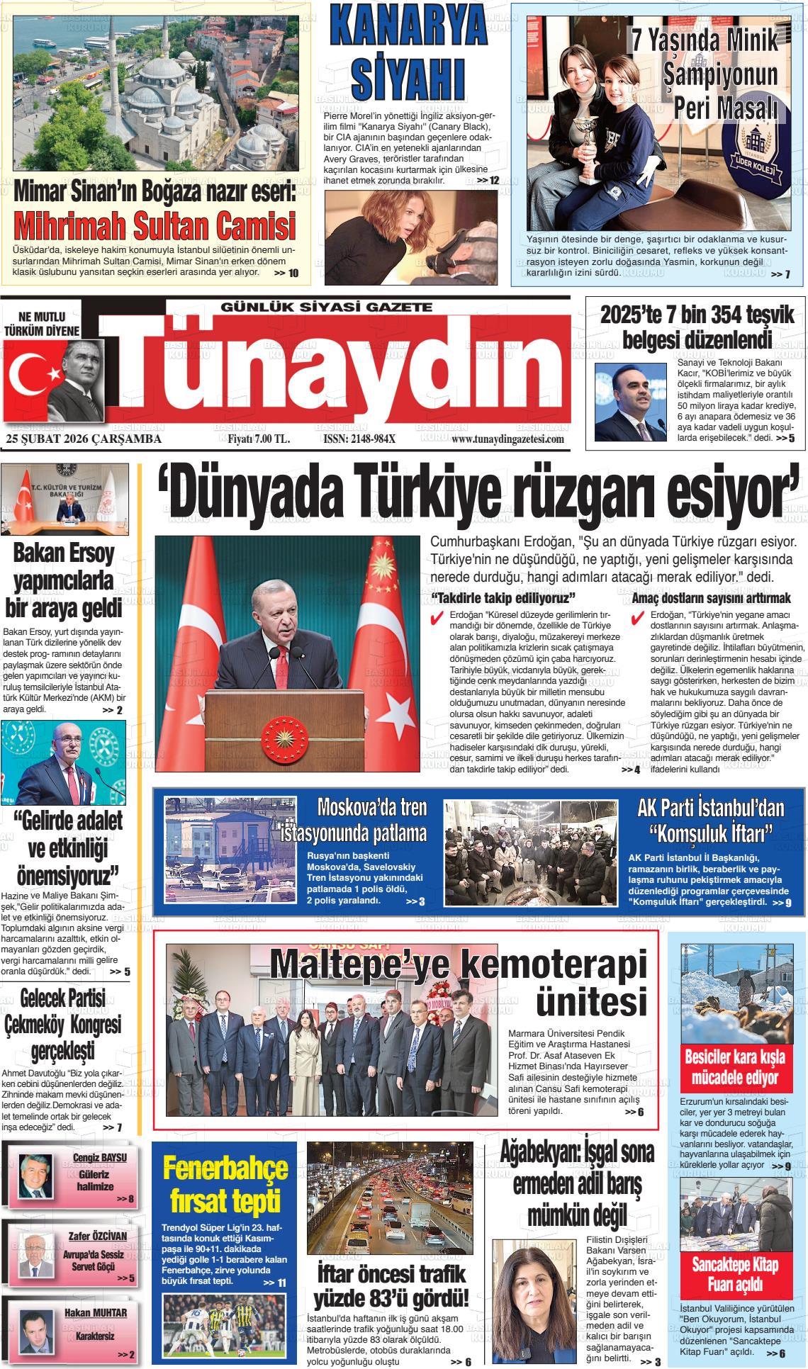 Istanbul Tunaydin 25.02.2026