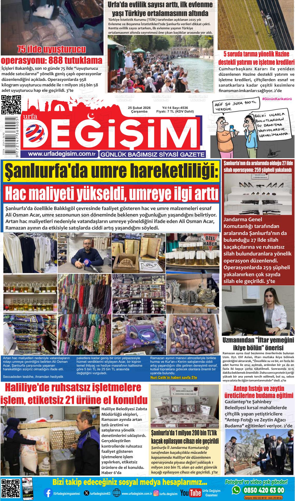 Sanliurfa Urfastar 25.02.2026