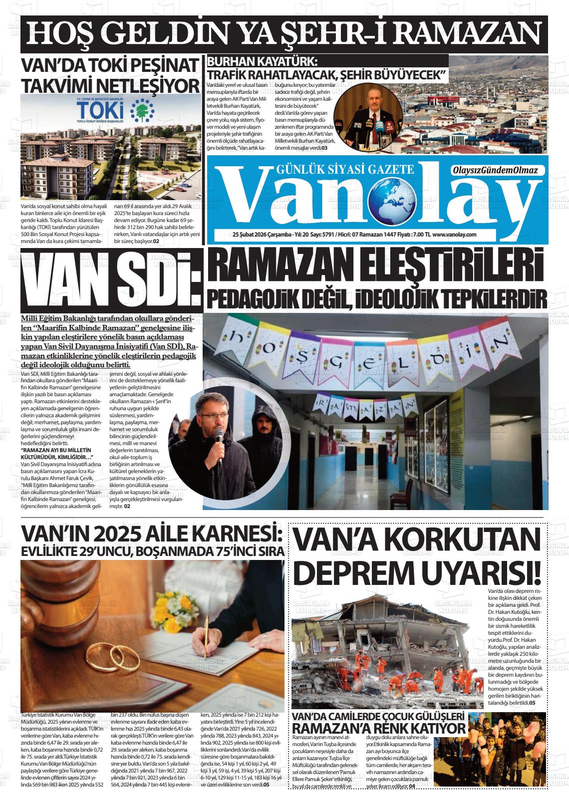 Van Olay 25.02.2026