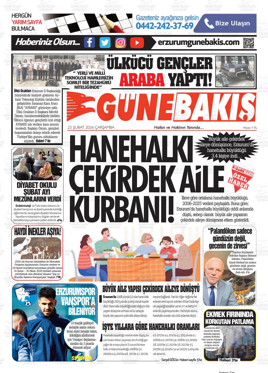 Erzurum Yenikusak 25.02.2026