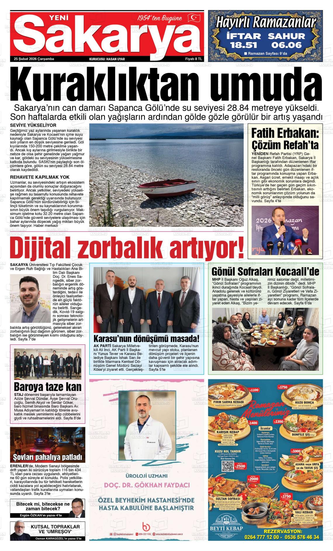 Sakarya Yeni 25.02.2026