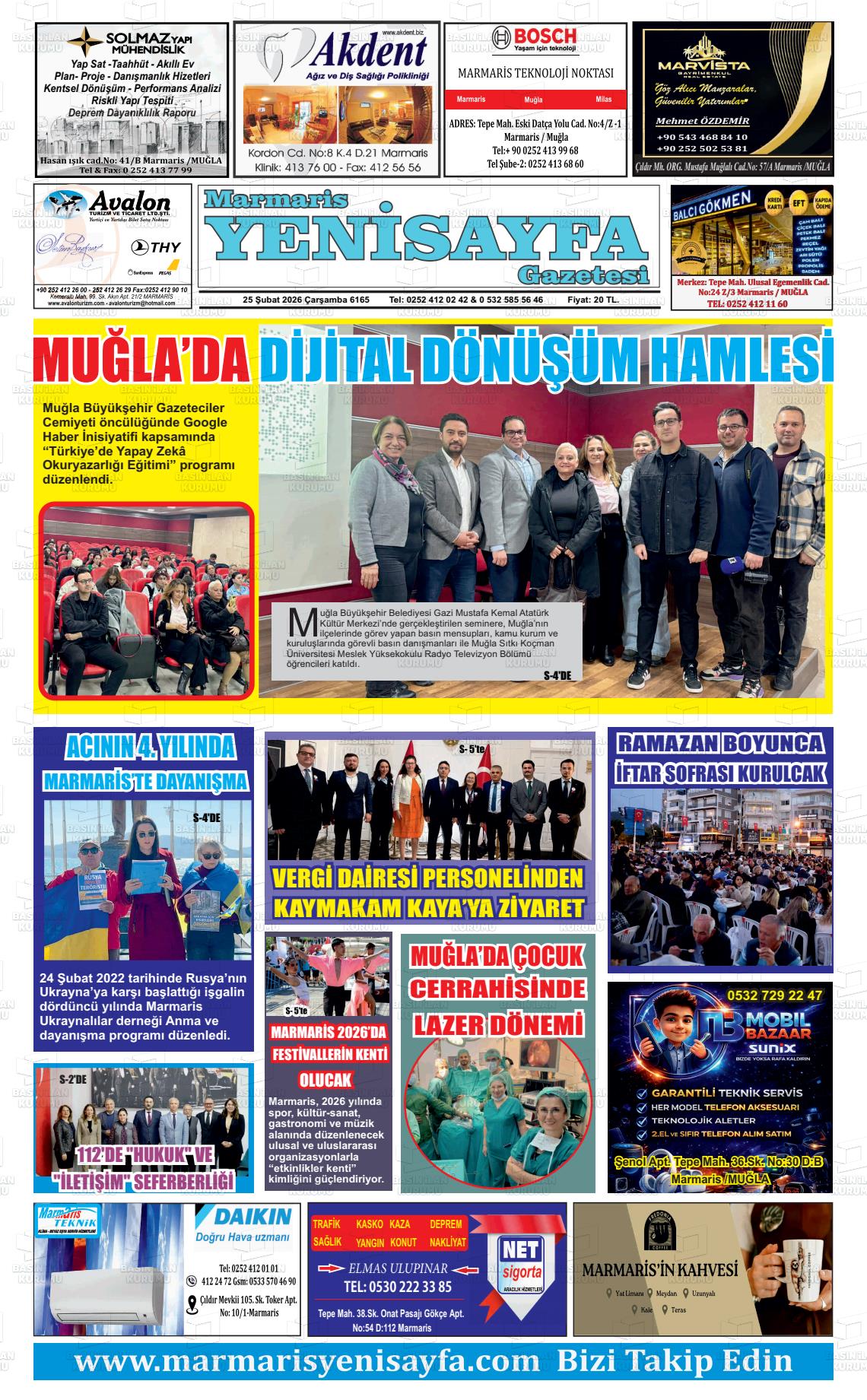 Mugla Yenisayfa 25.02.2026