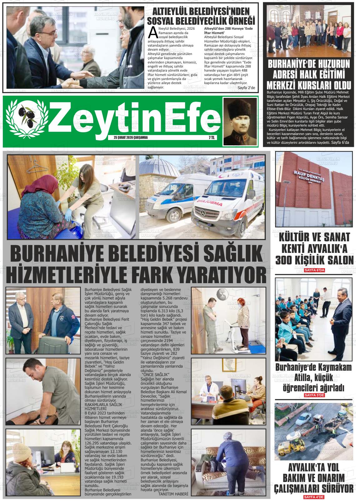Balikesir Zeytinefe 25.02.2026