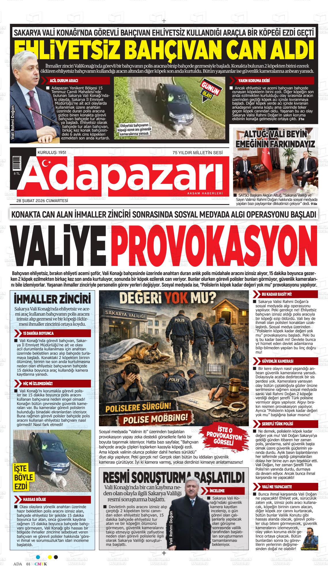 Sakarya Adapazariaksamhaberleri 28.02.2026