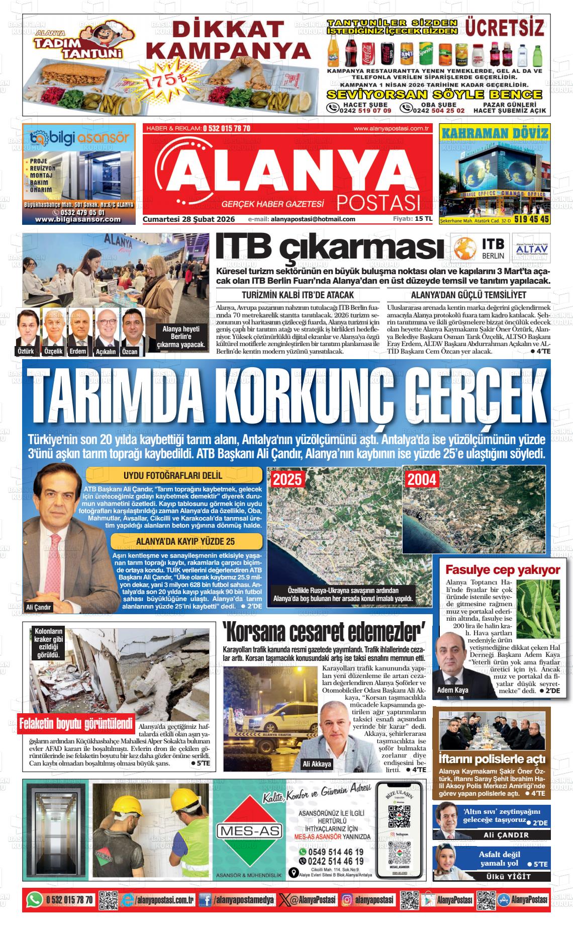 Antalya Alanyapostasi 28.02.2026