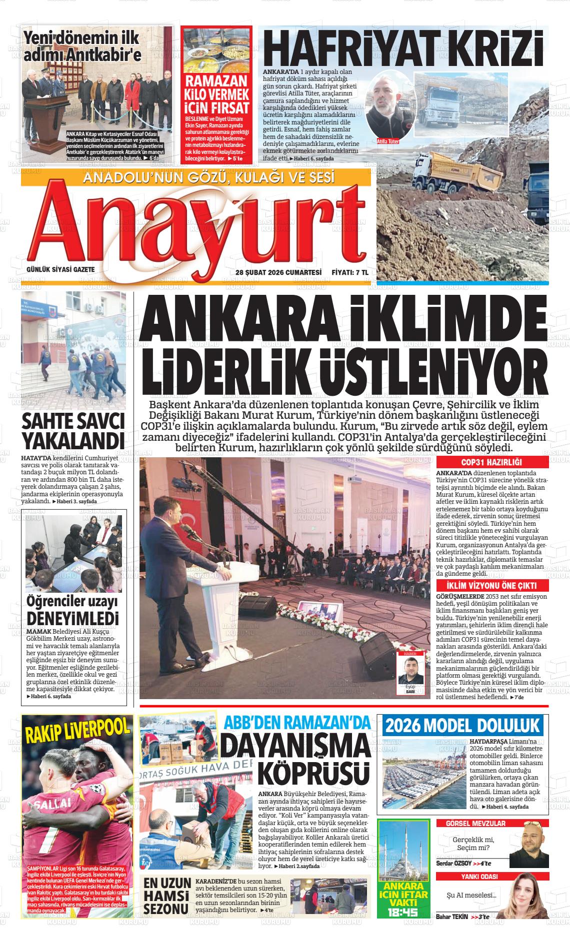 Ankara Anayurt 28.02.2026