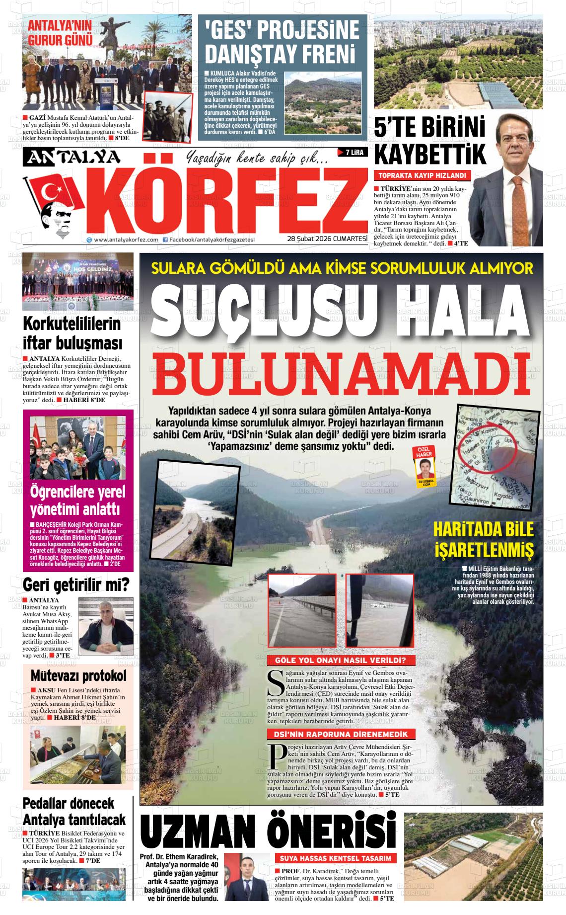 Antalya Korfez 28.02.2026