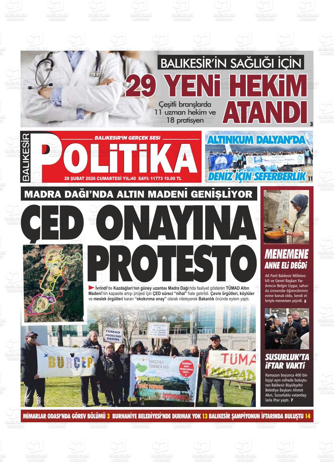 Balikesir Politika 28.02.2026