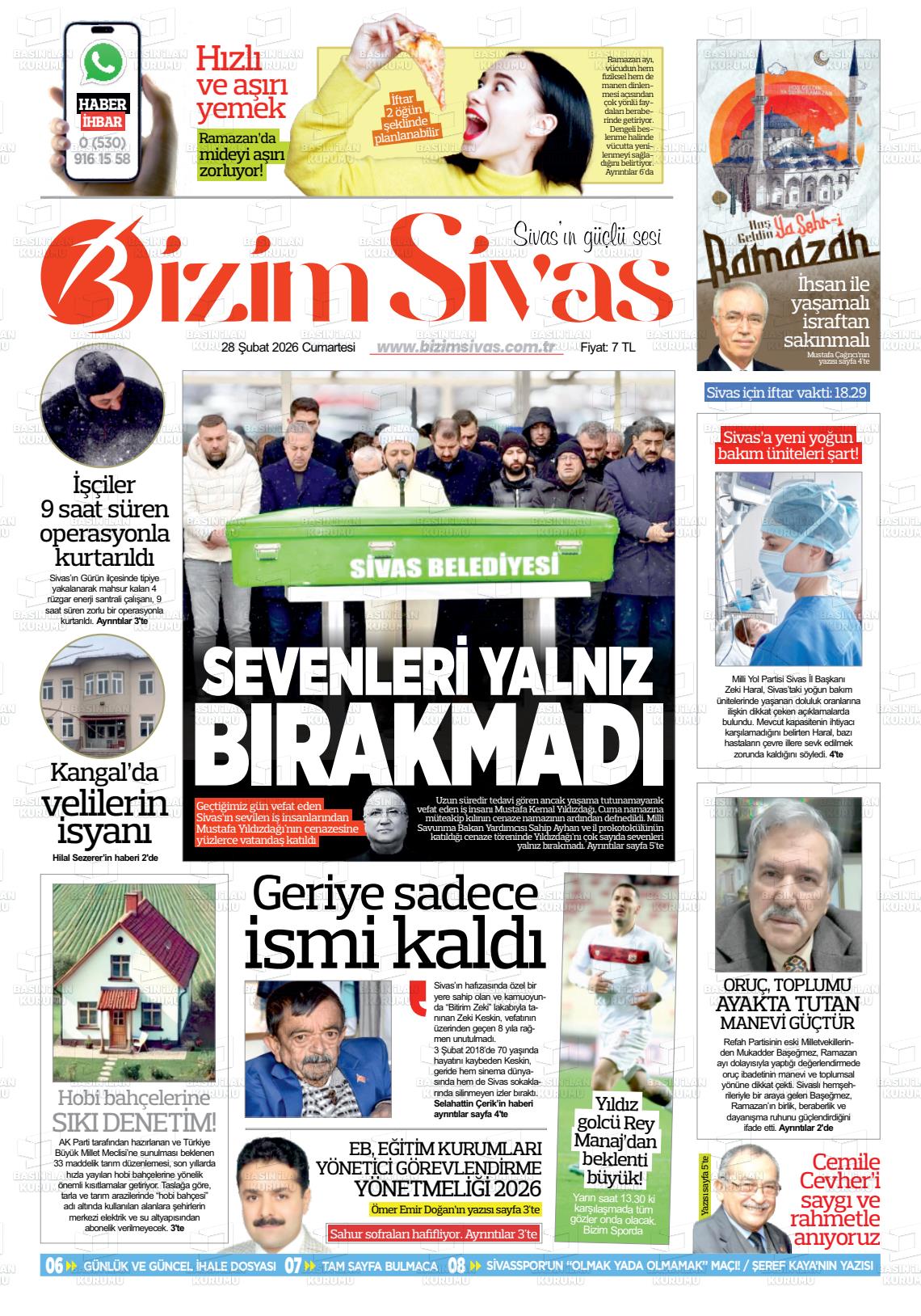 Sivas Bizim 28.02.2026