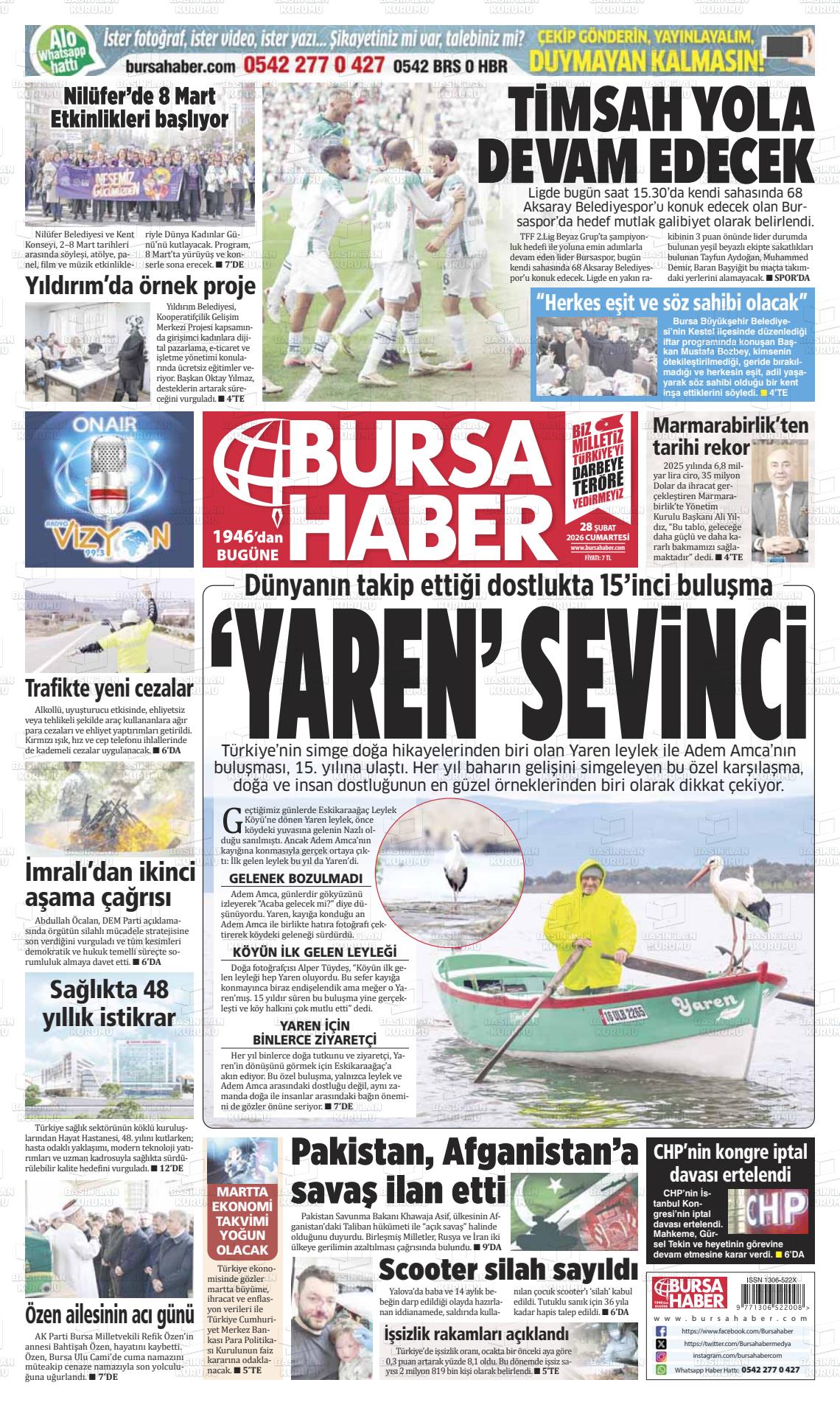 Bursa Haber 28.02.2026