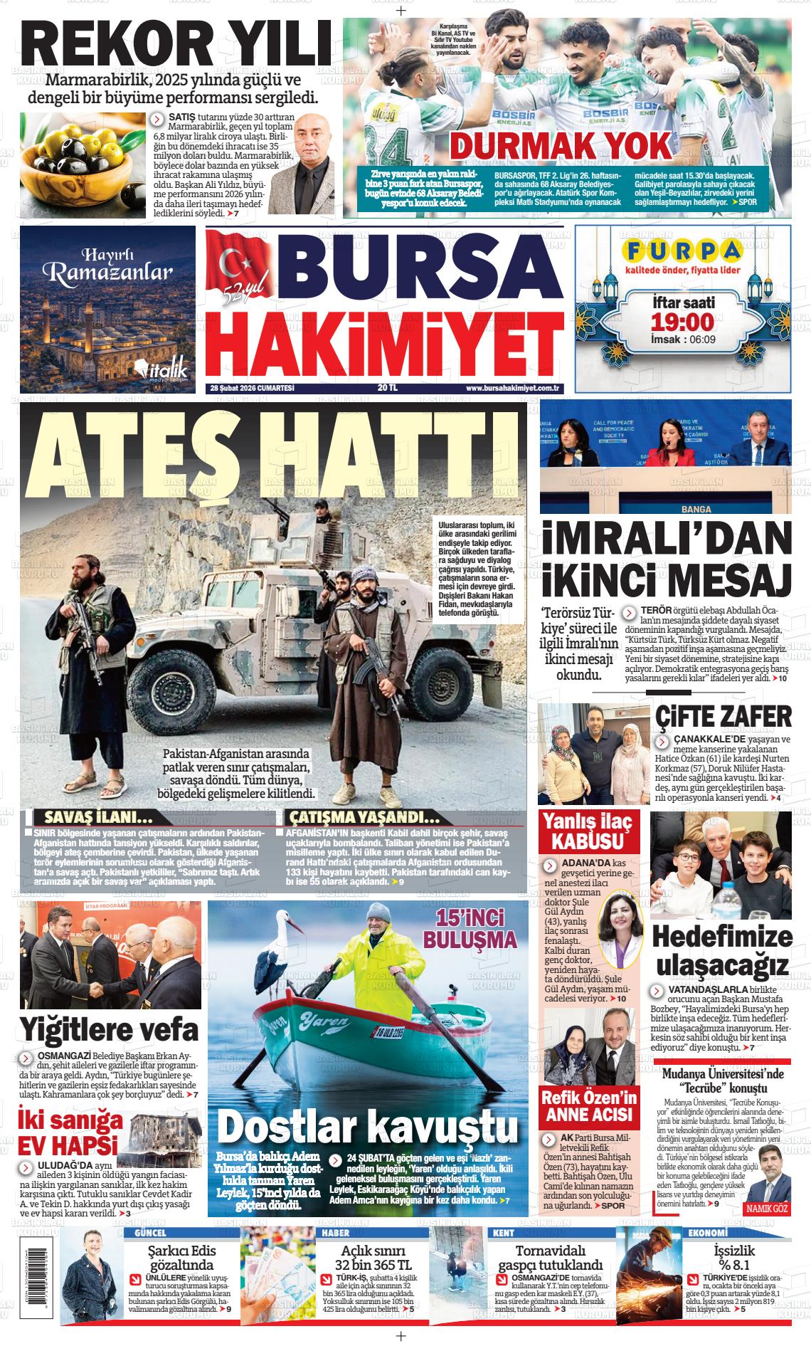 Bursa Hakimiyet 28.02.2026