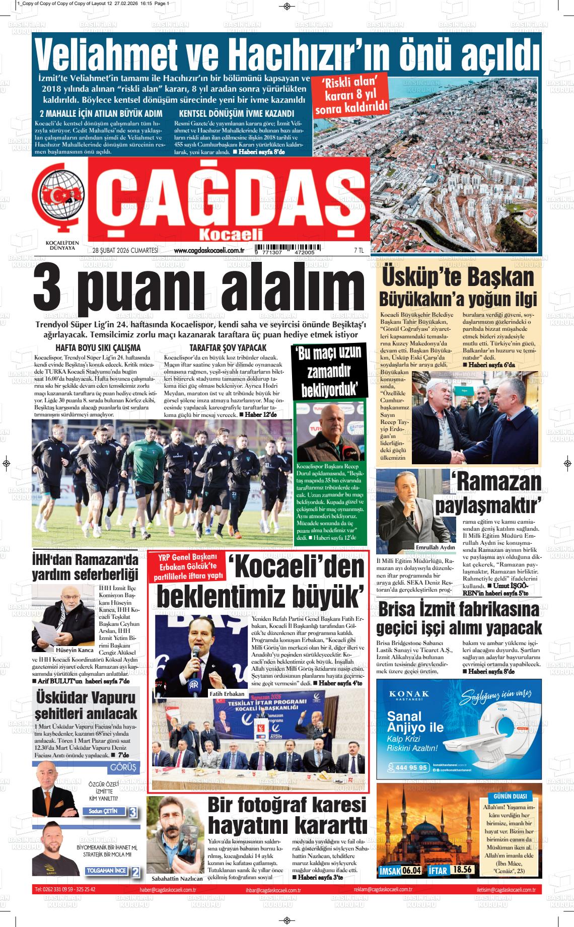 Kocaeli Cagdas 28.02.2026