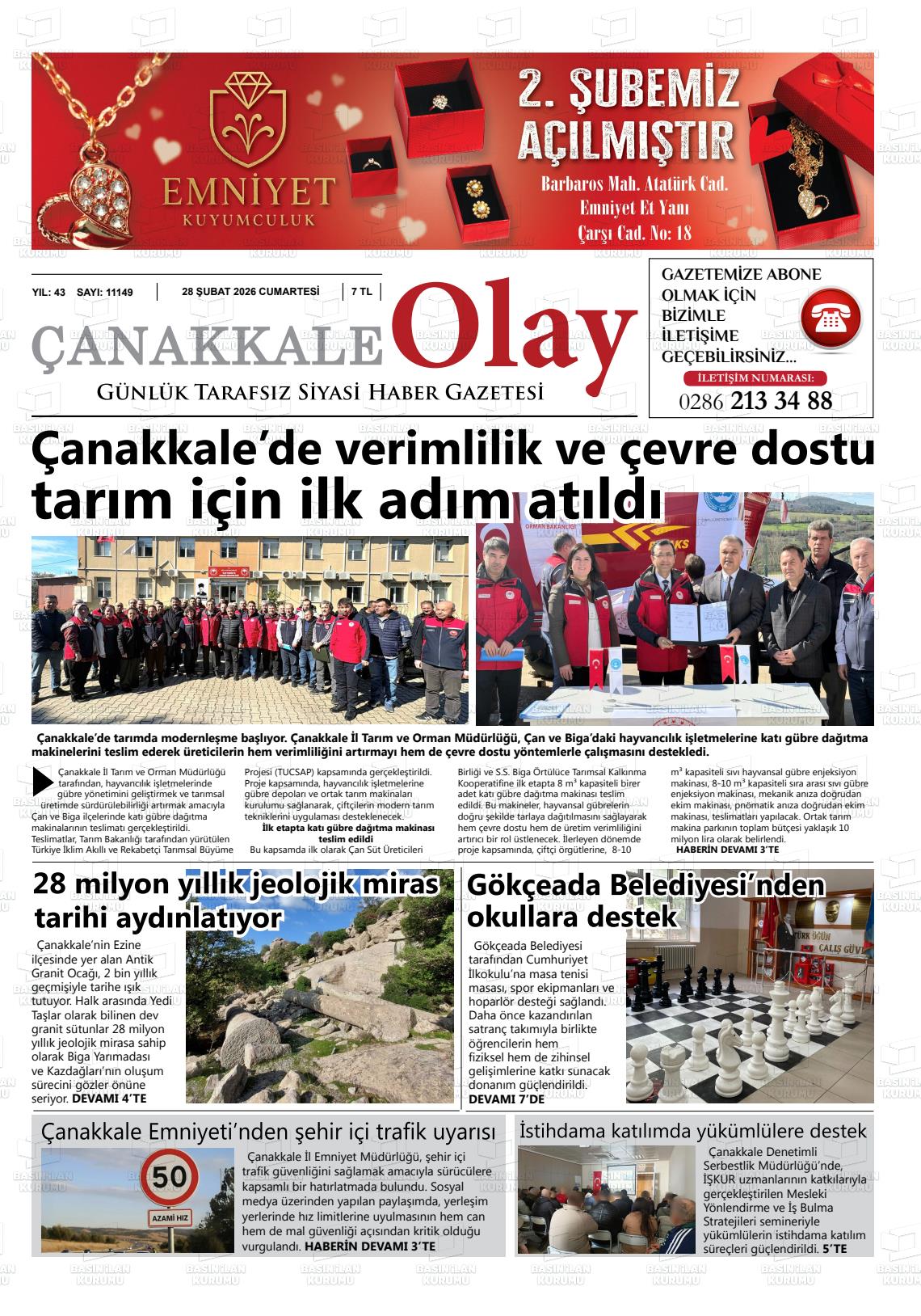 Canakkale Olay 28.02.2026