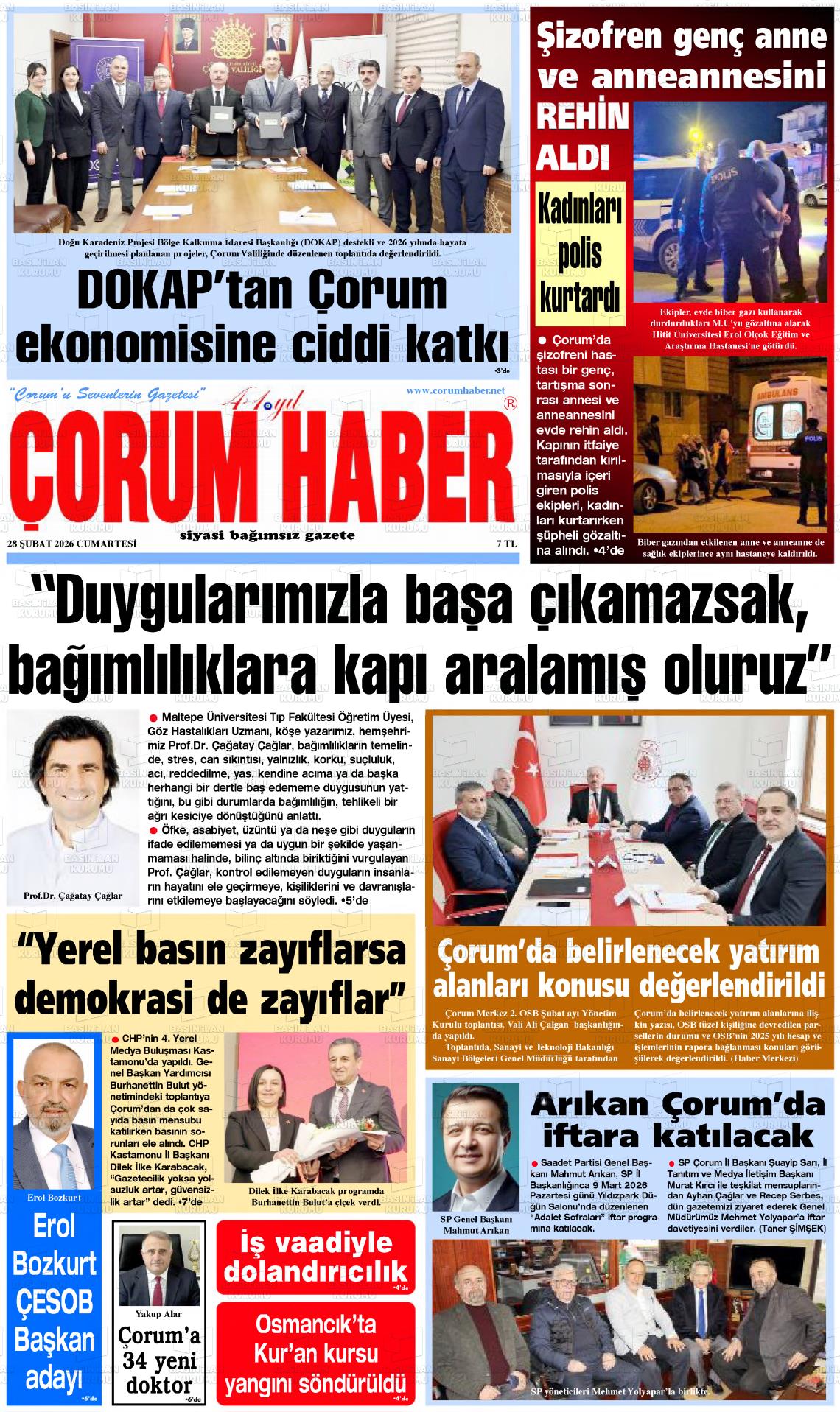 Corum Haber 28.02.2026