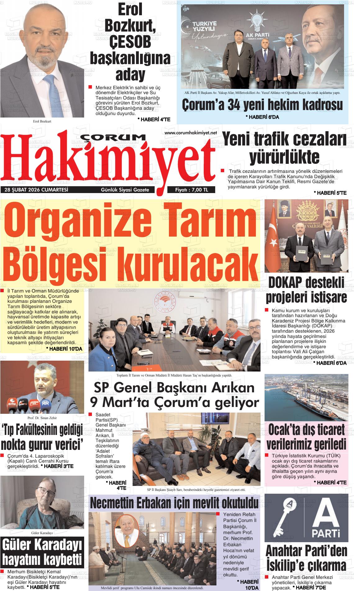 Corum Hakimiyet 28.02.2026