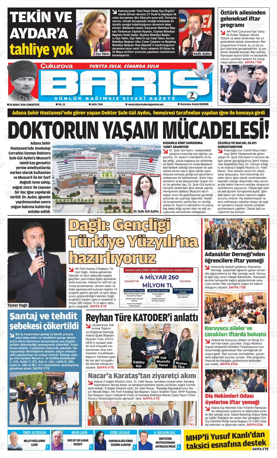 Adana Cukurovabaris 28.02.2026