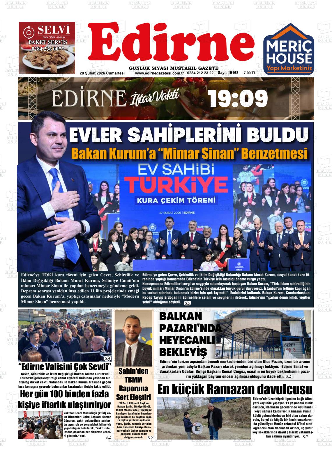 Edirne 28.02.2026