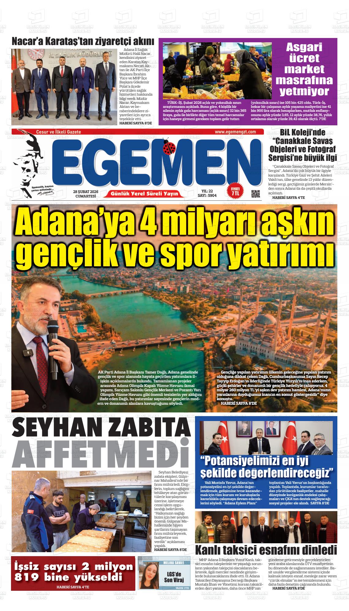 Adana Egemen 28.02.2026