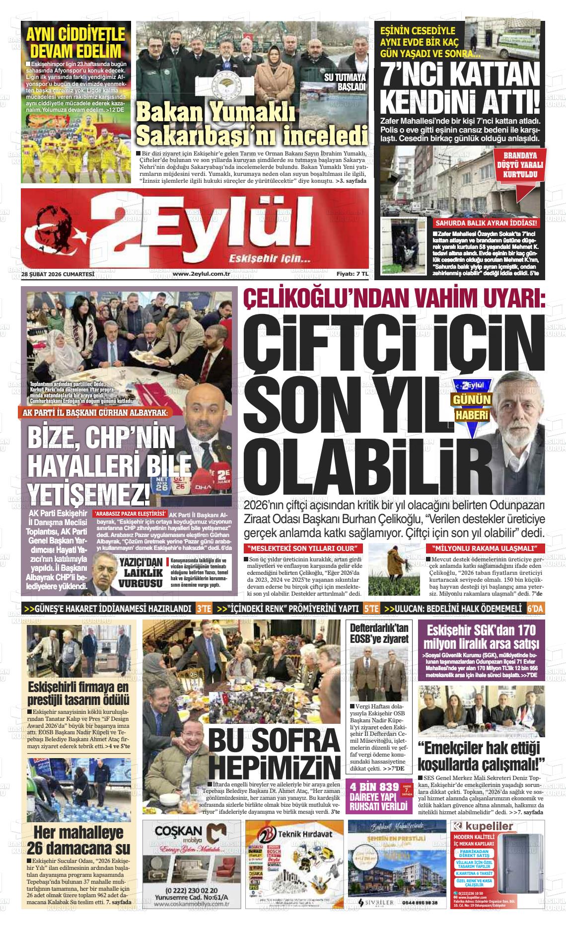 Eskisehir 2 Eylul 28.02.2026