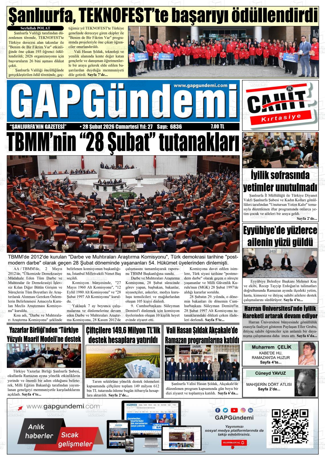 Sanliurfa Gapgundemi 28.02.2026