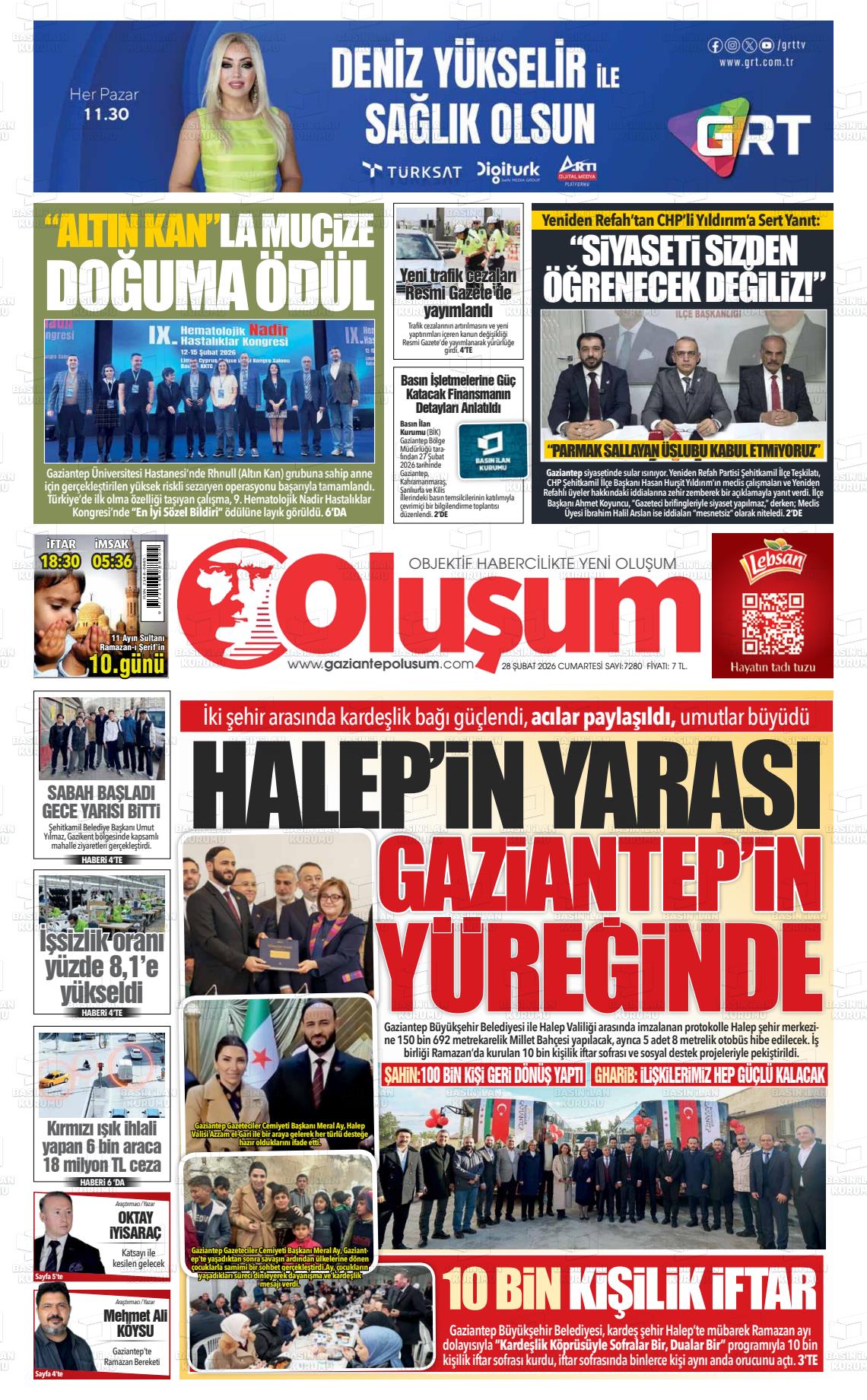 Gaziantep Olusum 28.02.2026