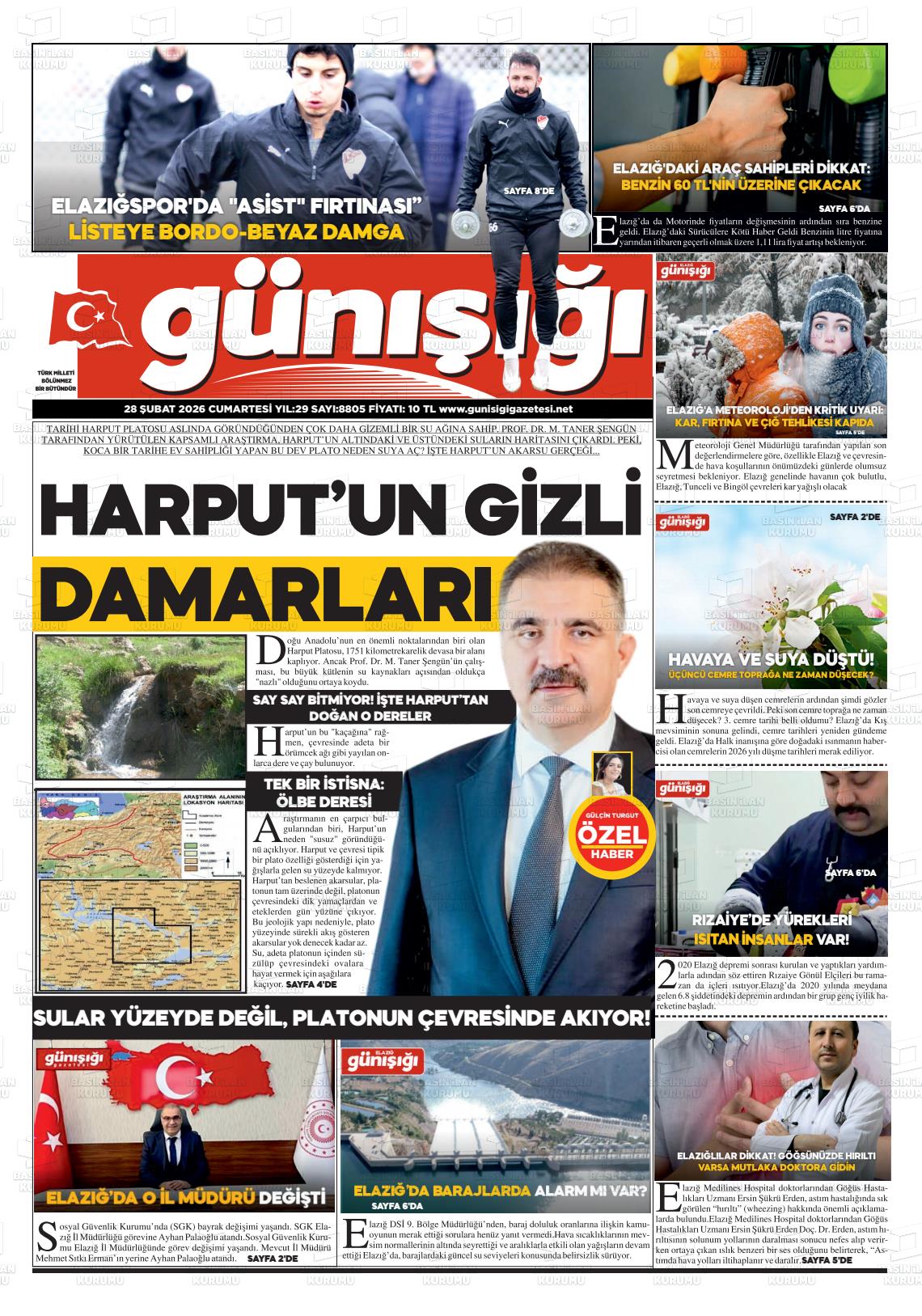 Elazig Gunisigi 28.02.2026