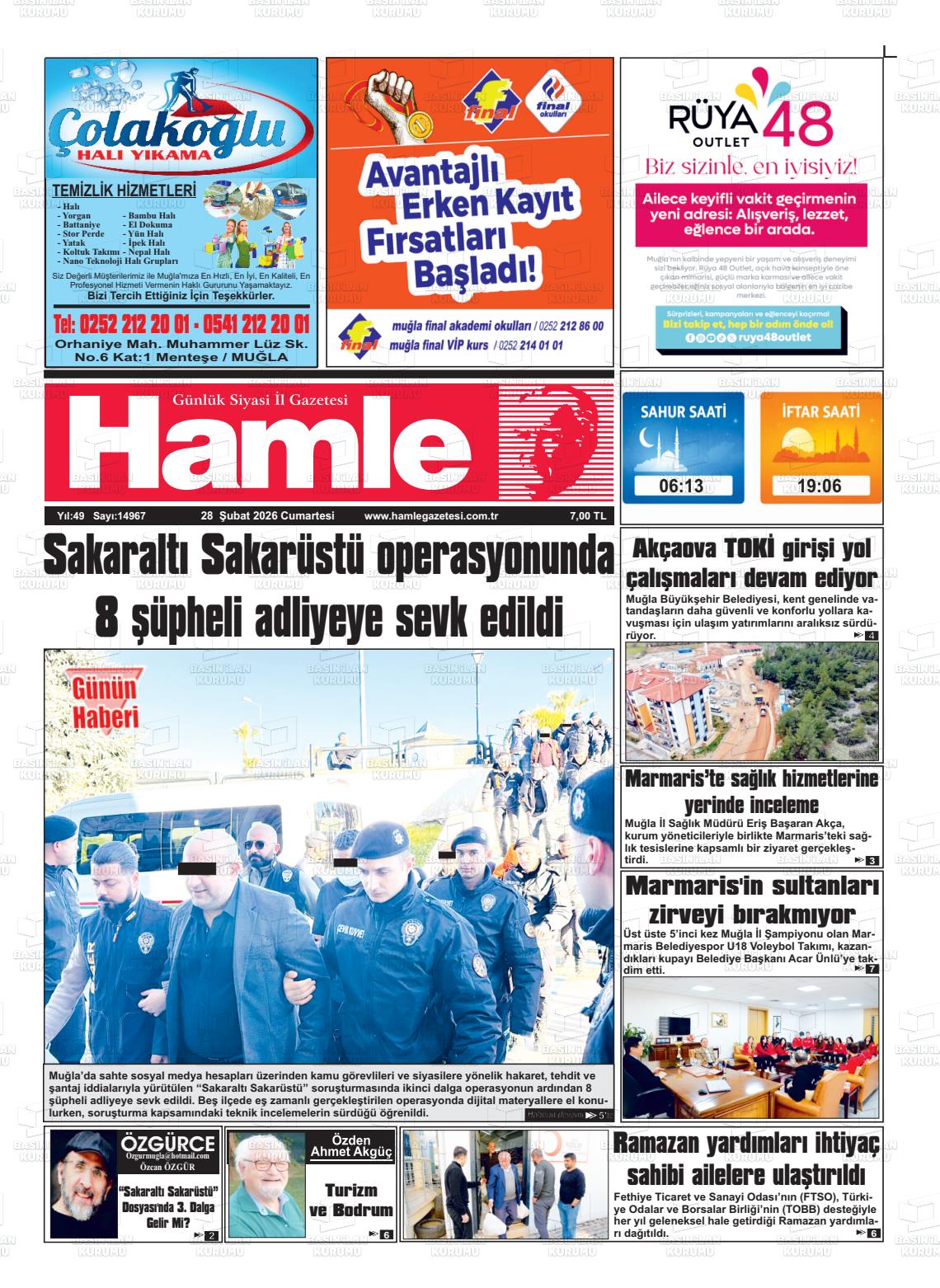 Mugla Hamle 28.02.2026