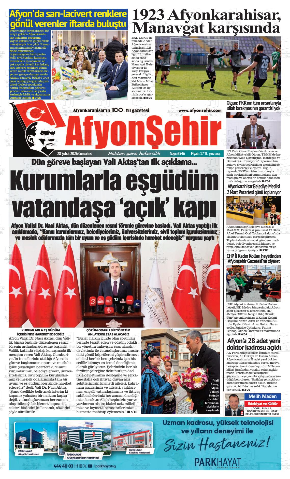 Afyonkarahisar Hisar 28.02.2026