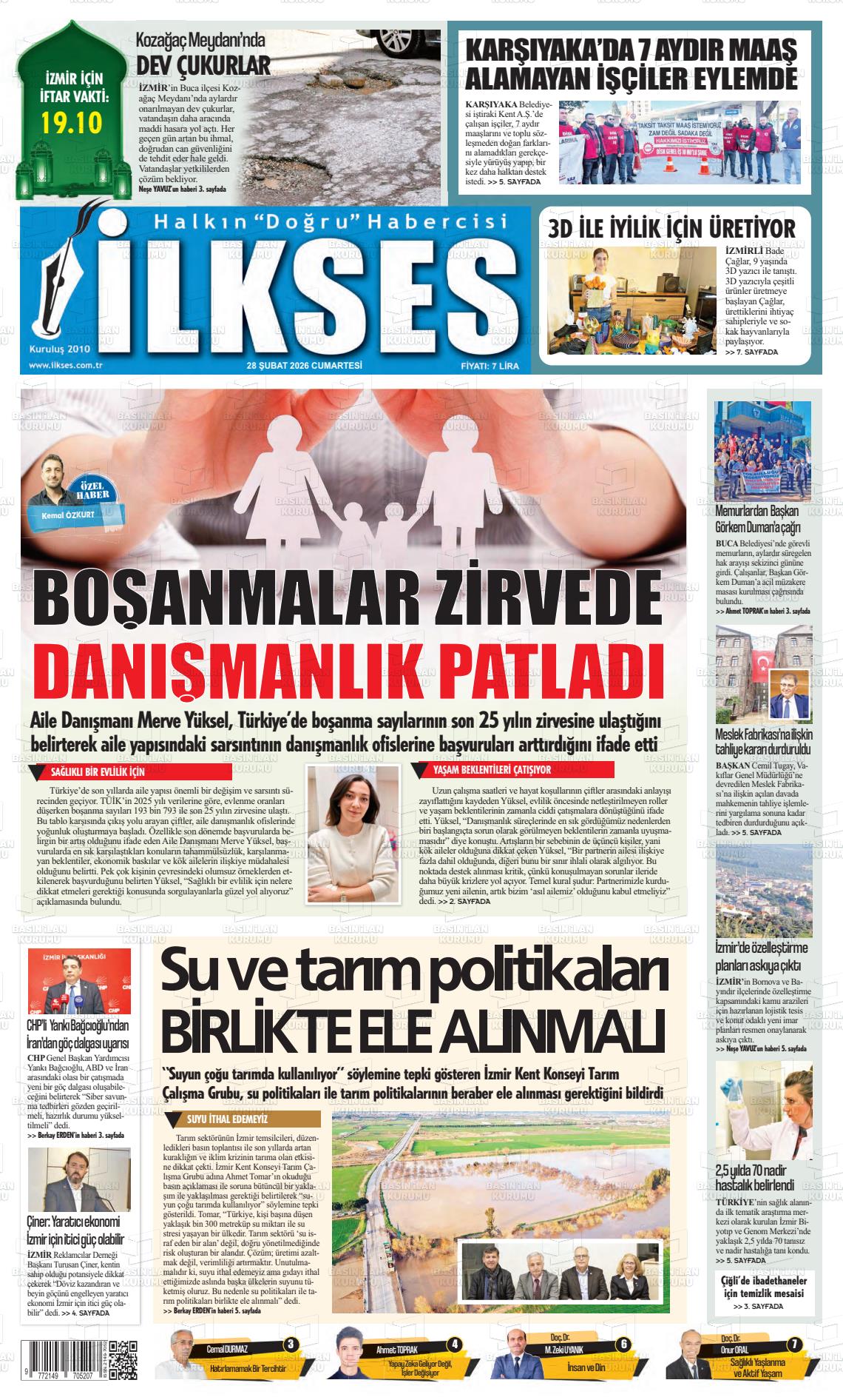Izmir Ilkses 28.02.2026