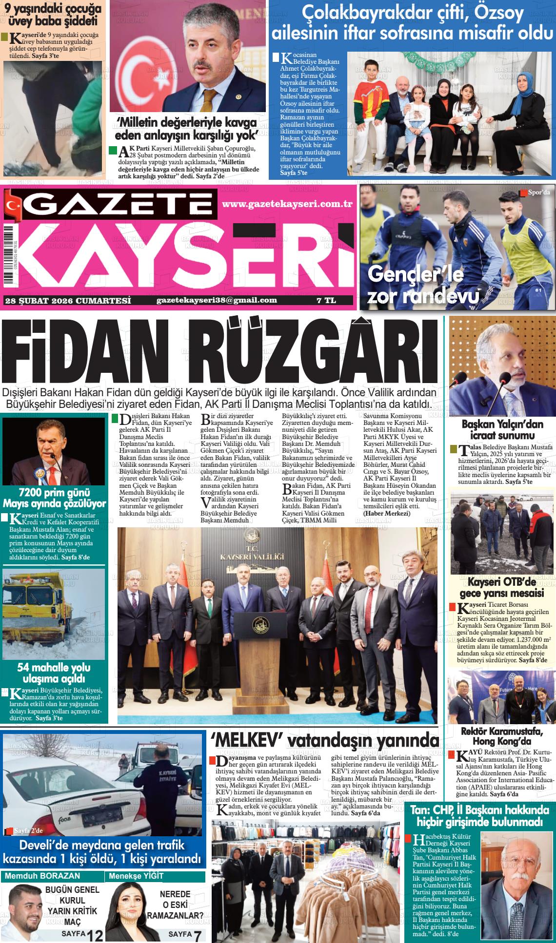 Kayseri Haber 38 28.02.2026