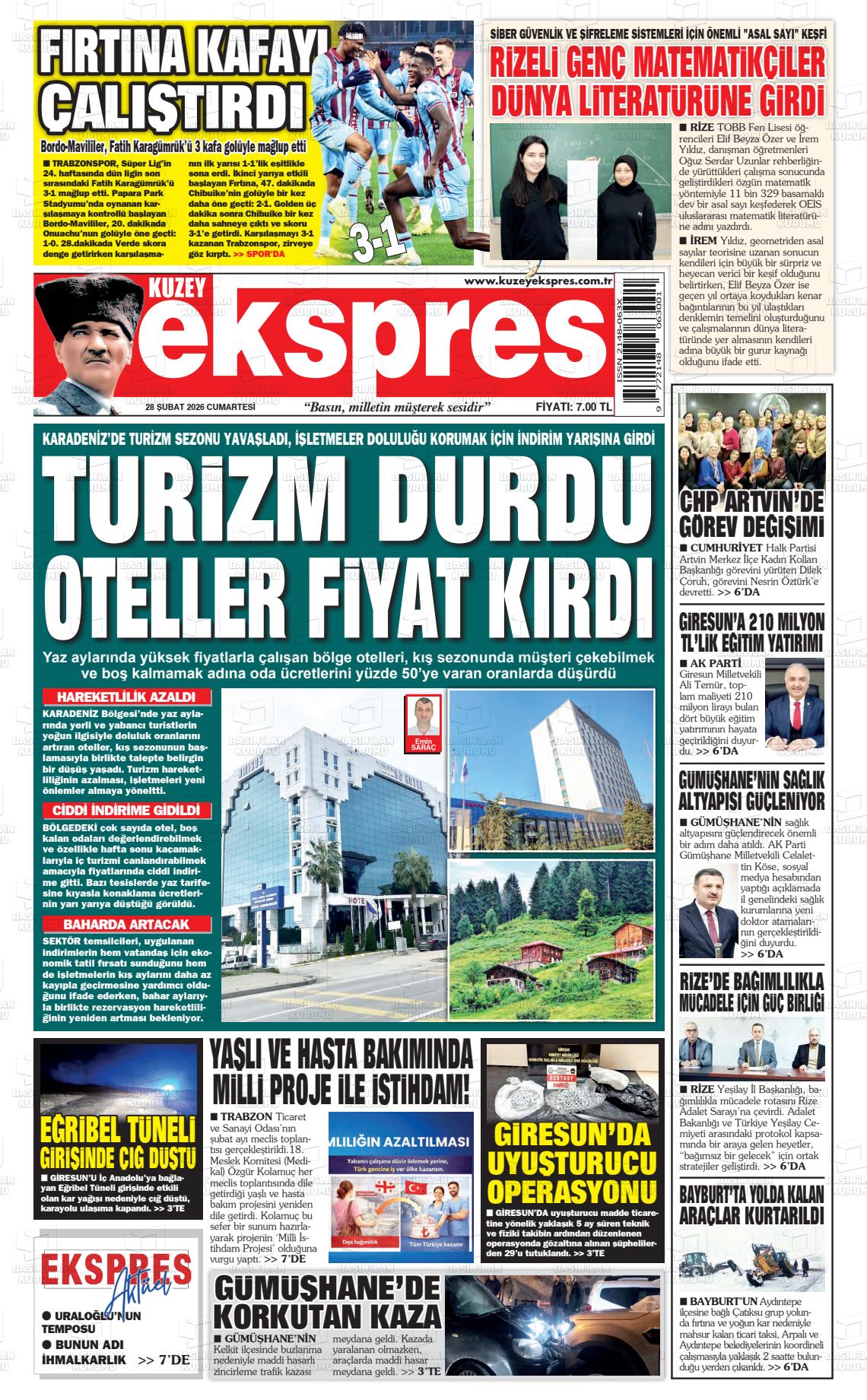 Trabzon Kuzeyekspres 28.02.2026