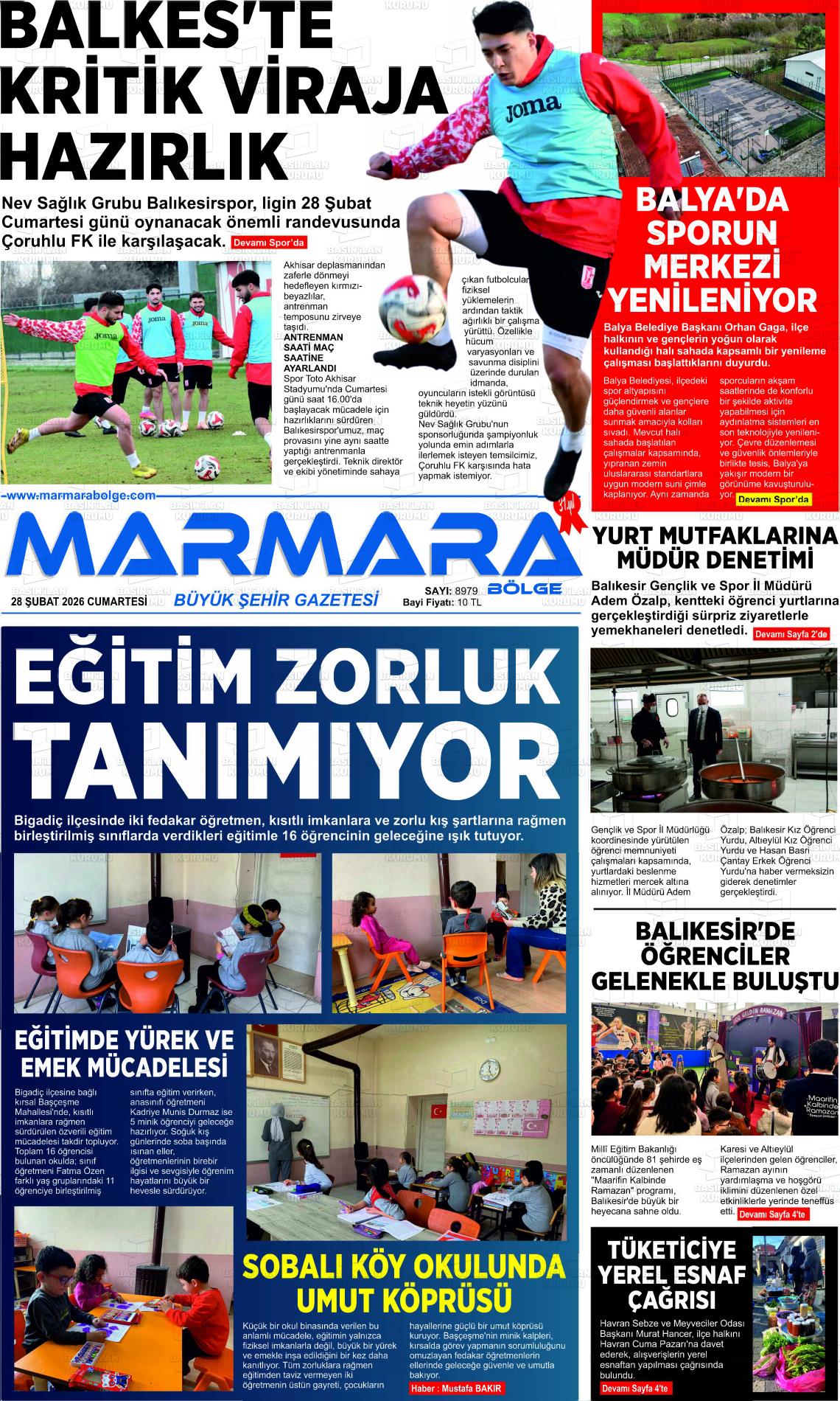 Balikesir Marmarabolge 28.02.2026