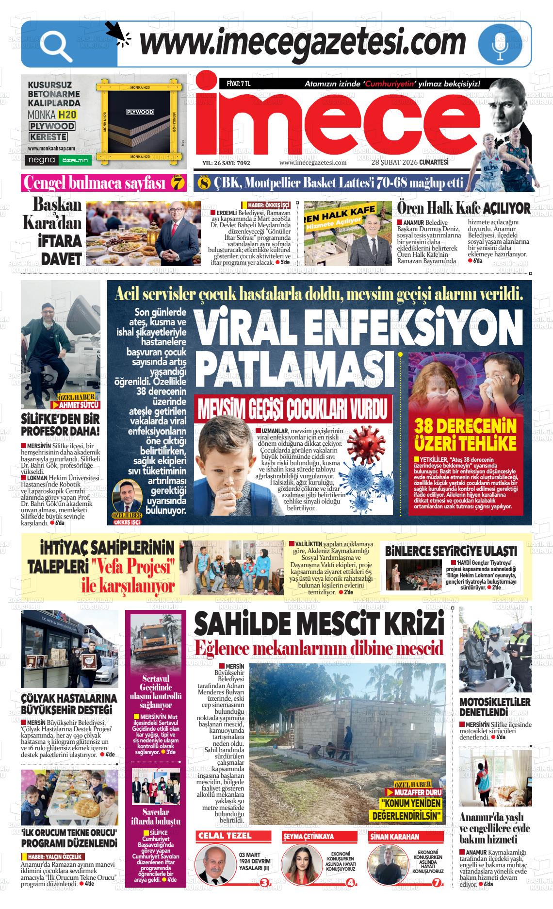 Mersin Imece 28.02.2026