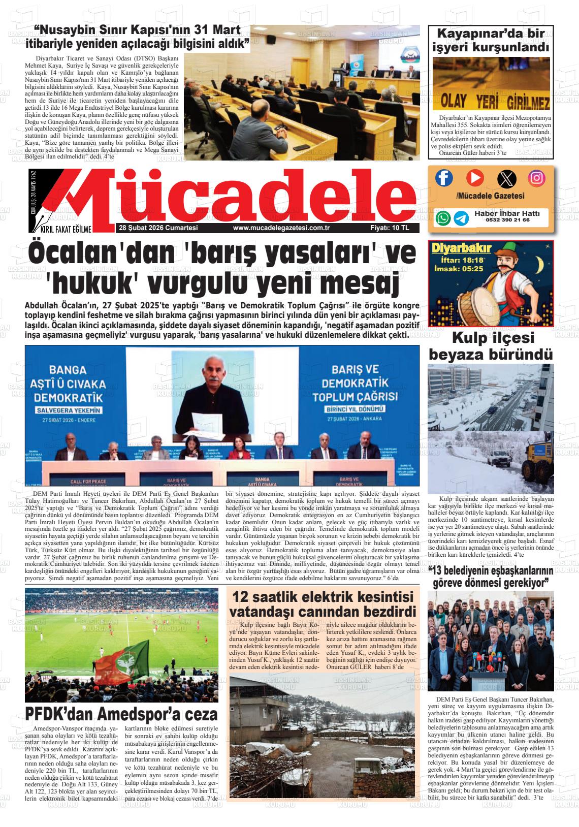 Diyarbakir Mucadele 28.02.2026