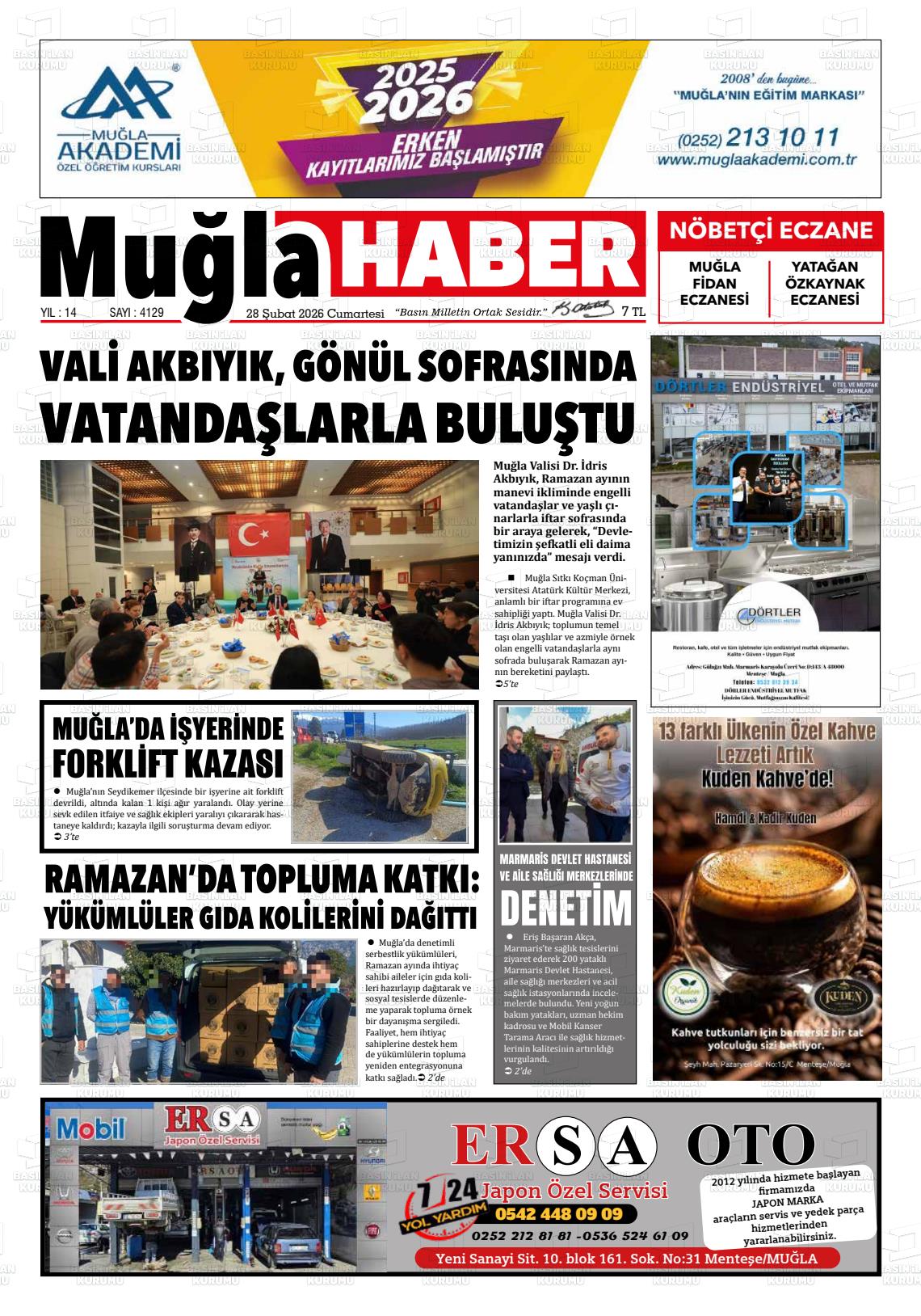 Mugla Haber 28.02.2026