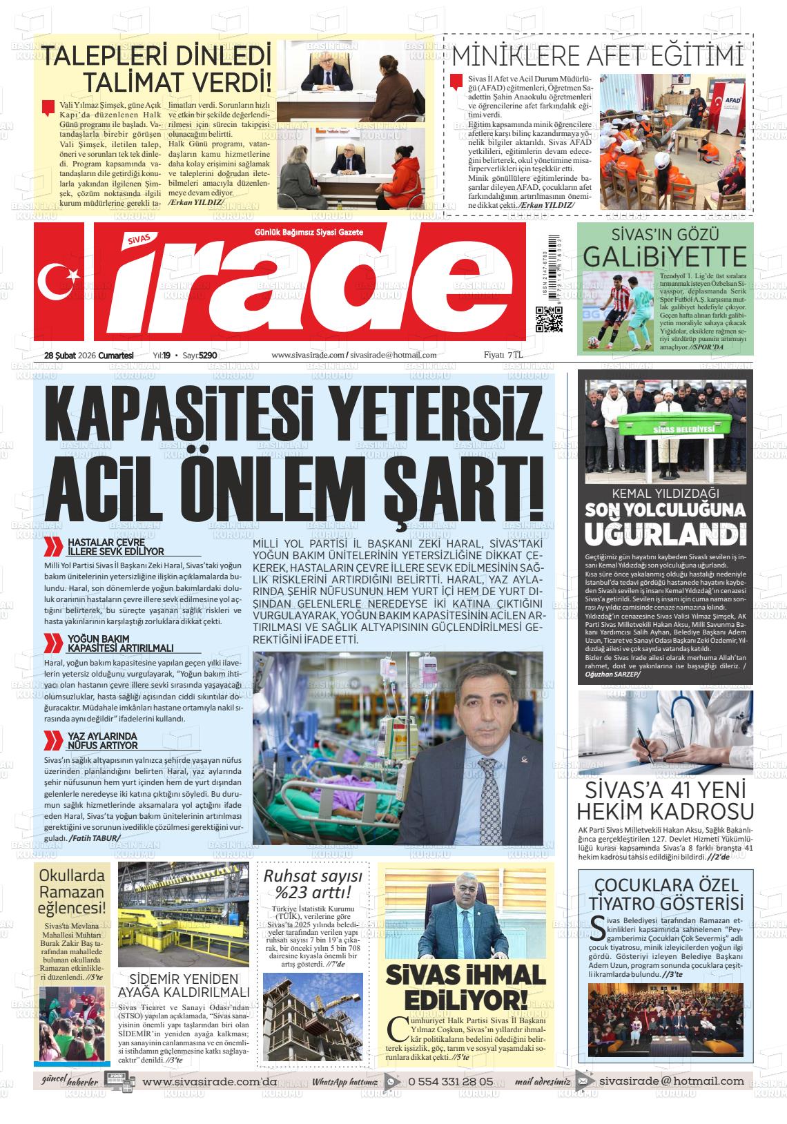 Sivas Irade 28.02.2026