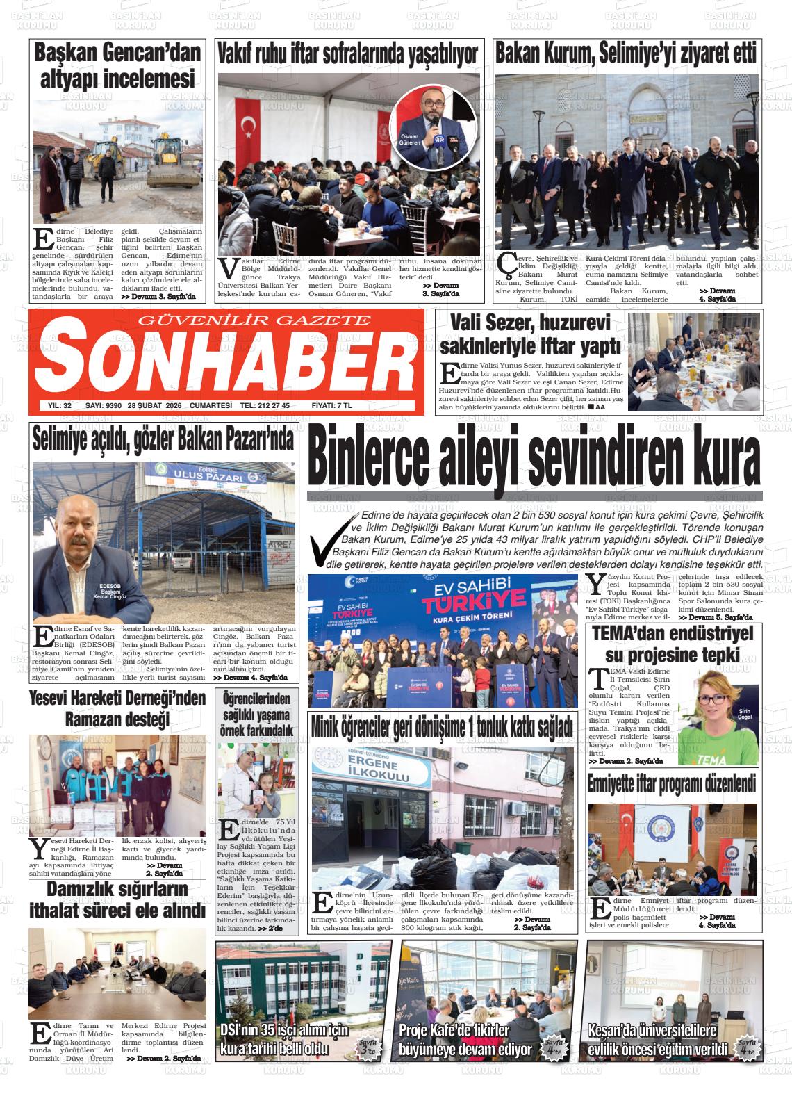 Eskisehir Sonhaber 28.02.2026