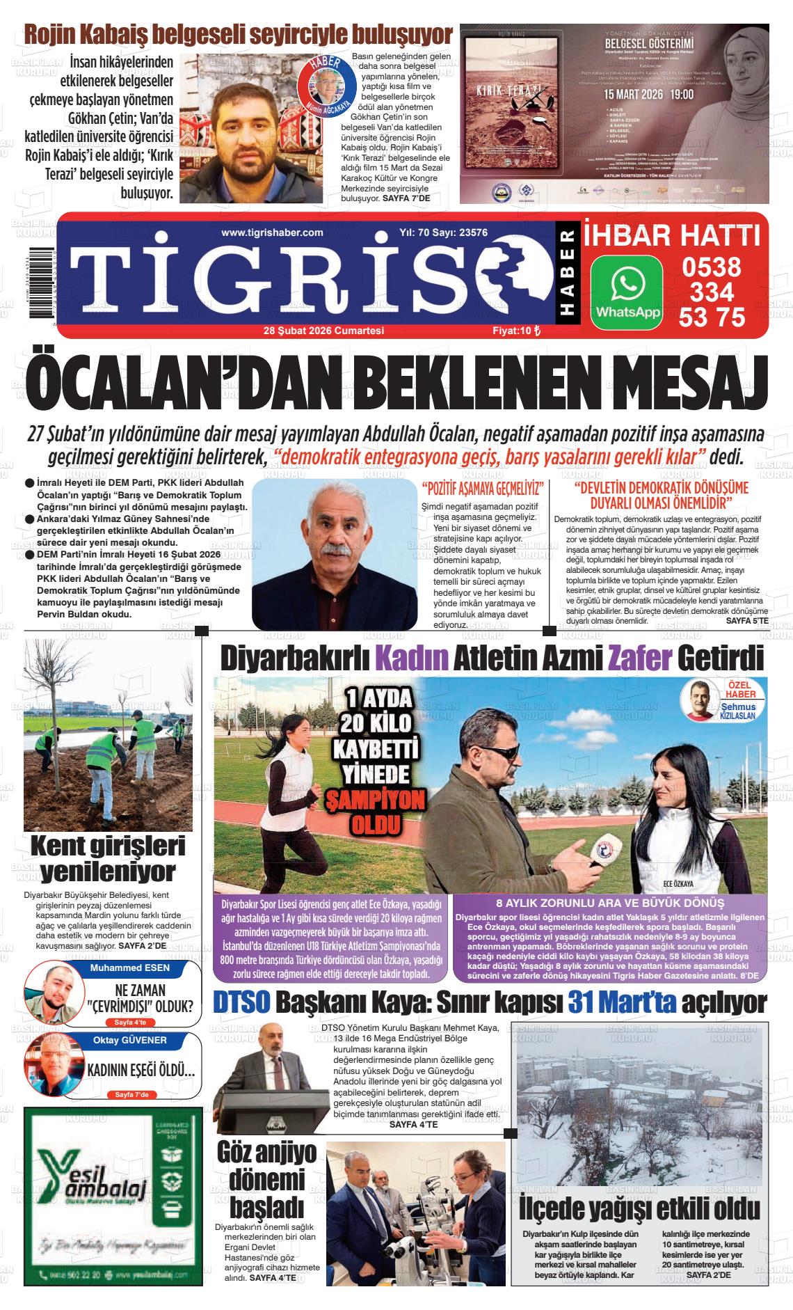 Diyarbakir Tirgis 28.02.2026