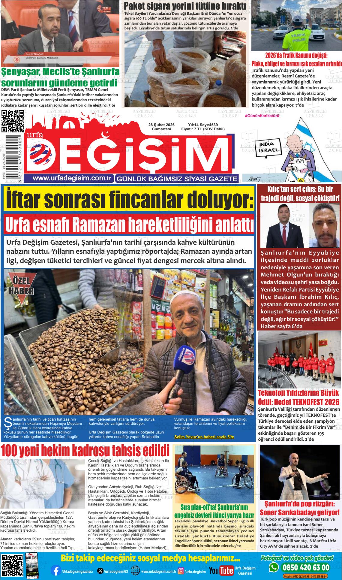 Sanliurfa Urfastar 28.02.2026