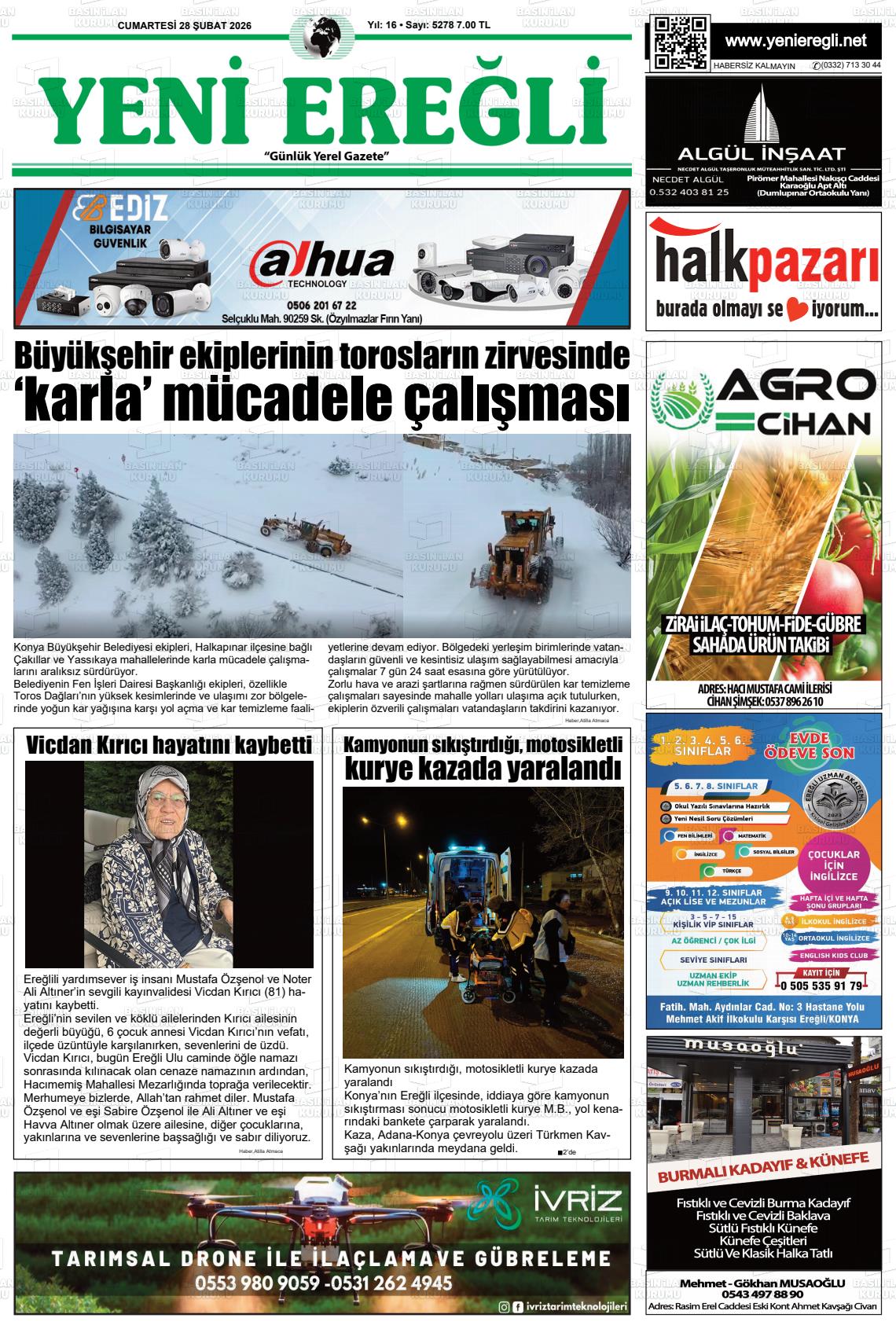 Konya Yenieregli 28.02.2026