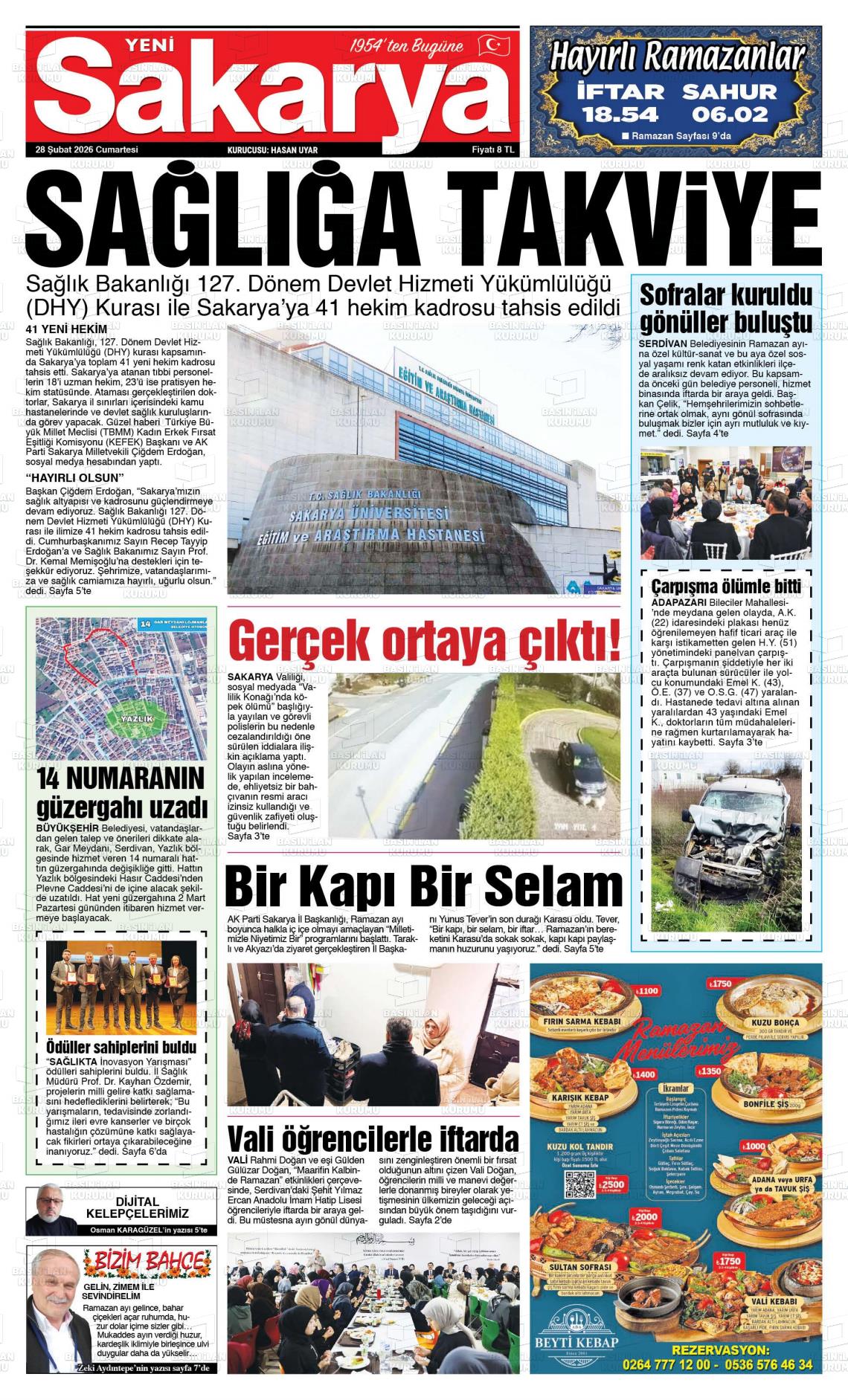 Sakarya Yeni 28.02.2026