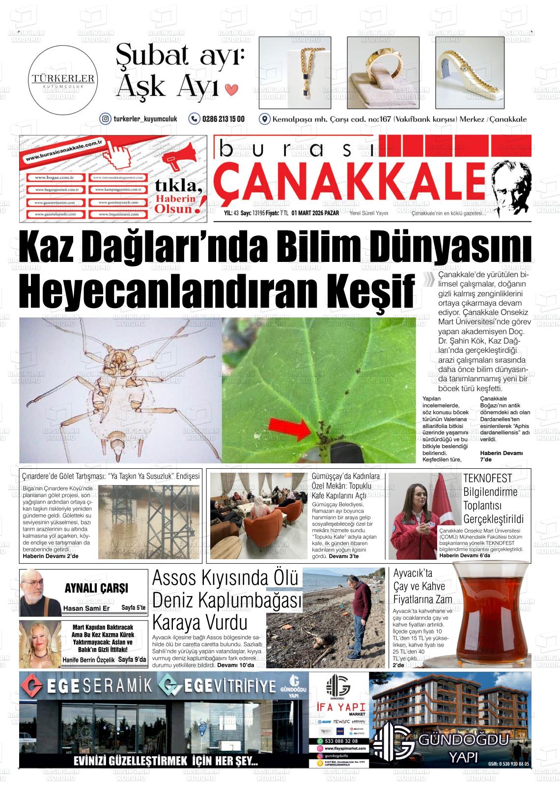 Canakkale Burasi 01.03.2026