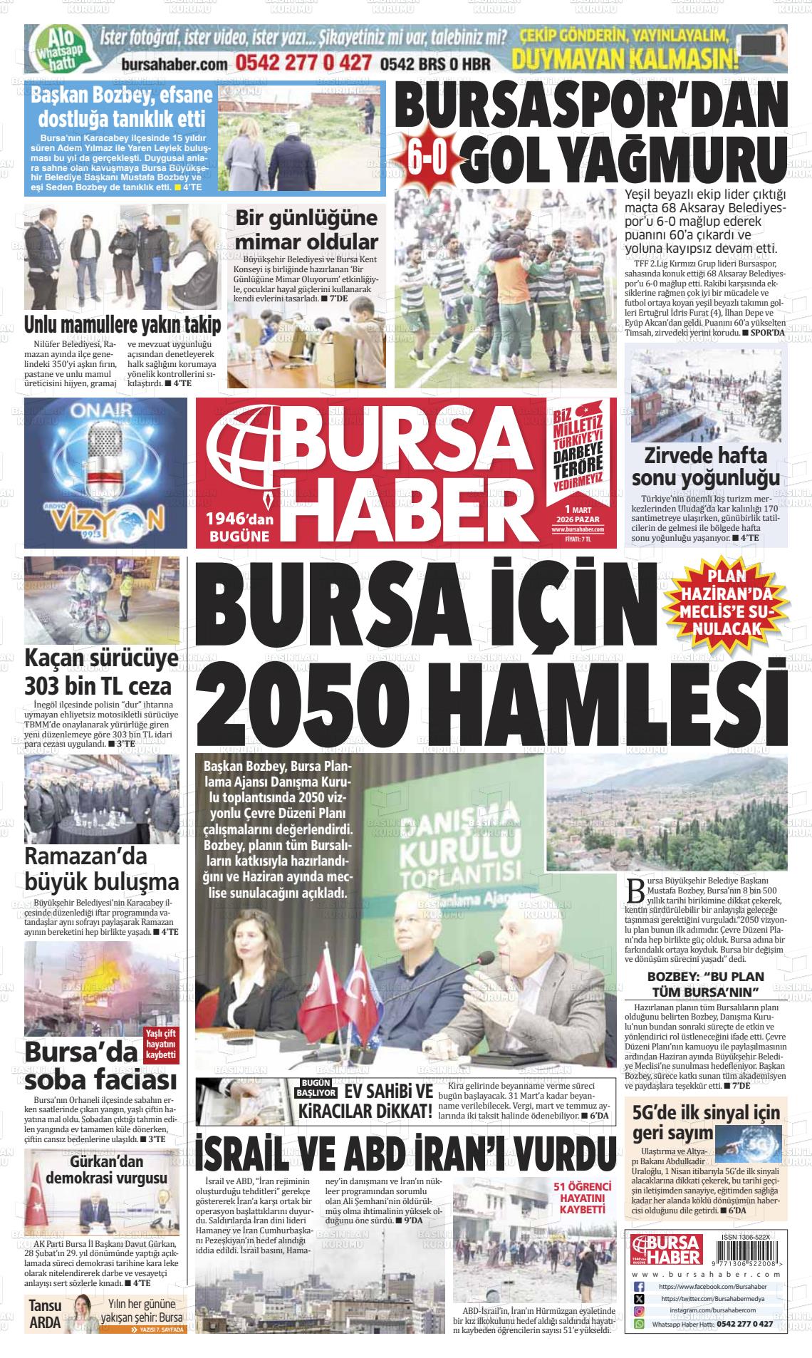 Bursa Haber 01.03.2026