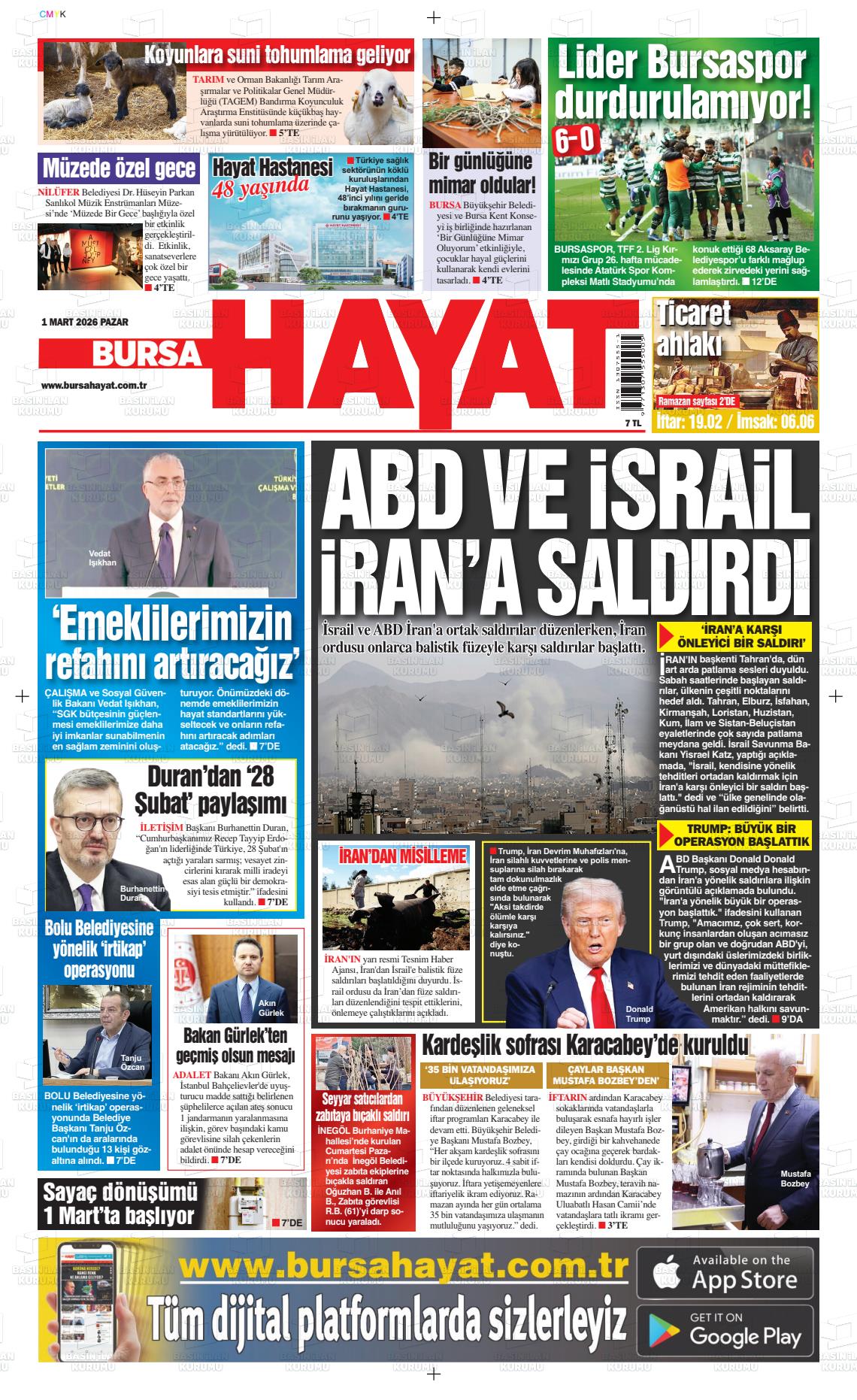 Bursa Hayat 01.03.2026