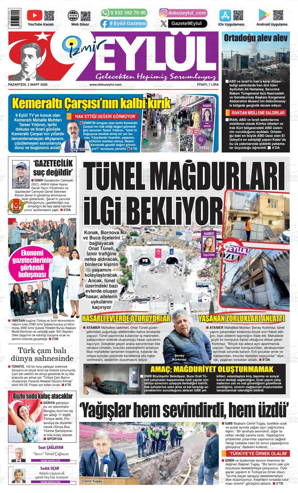 Izmir 9 Eylul 02.03.2026