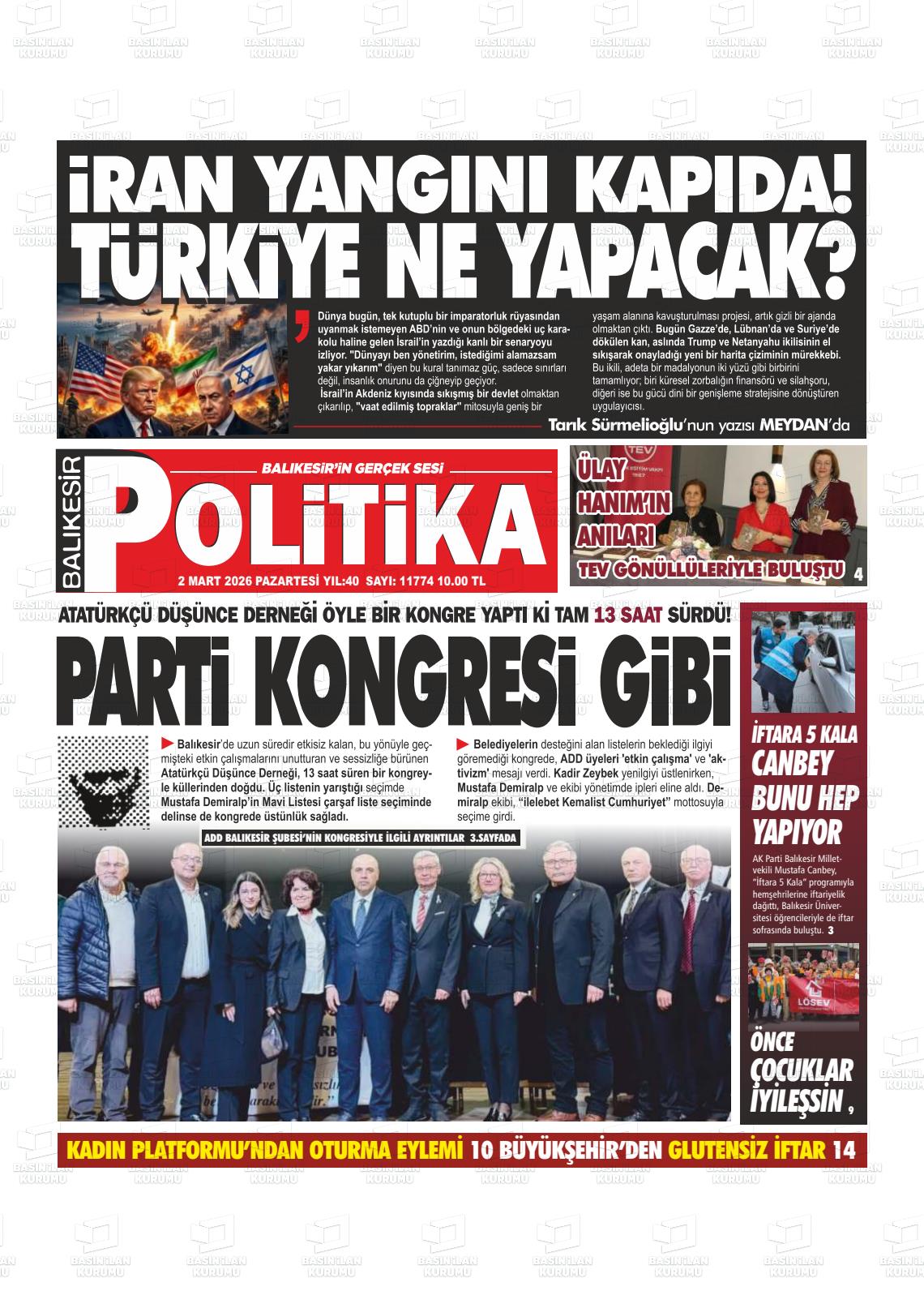 Balikesir Politika 02.03.2026