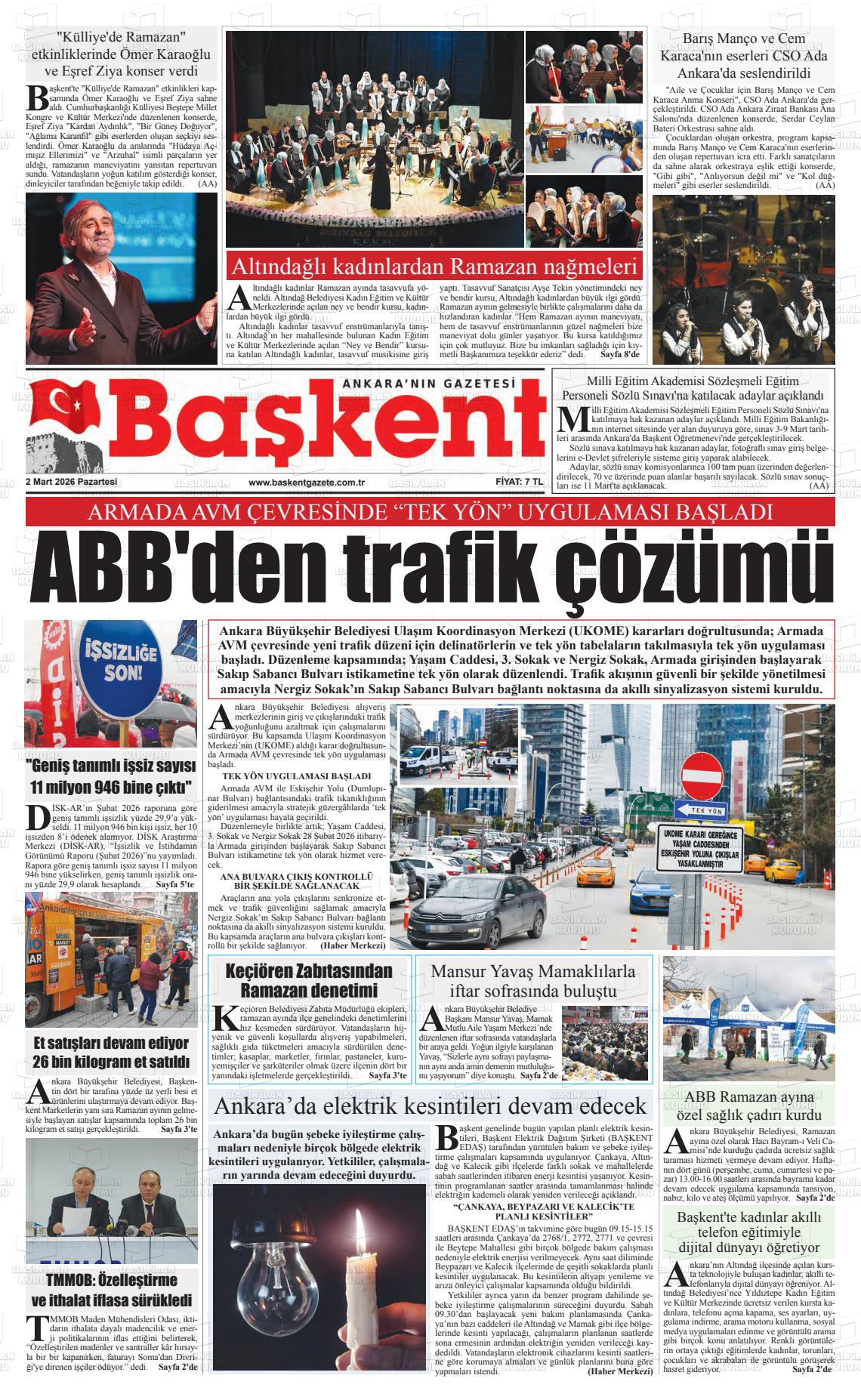Ankara Baskent 02.03.2026