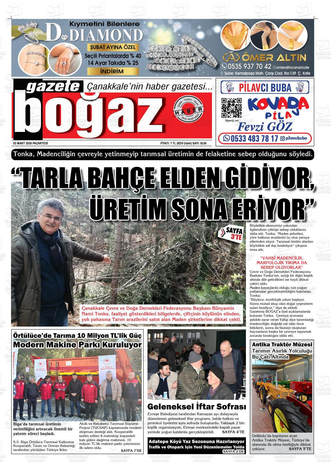 Canakkale Bogaz 02.03.2026