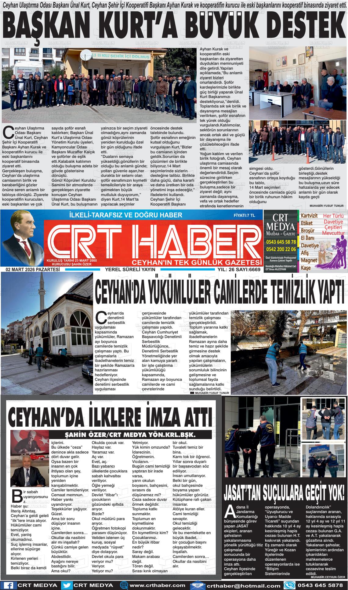 Adana Crthaber 02.03.2026